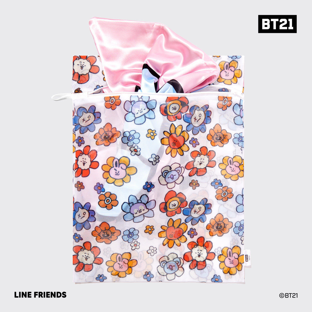 Bolsas de lavado Kitsch x BT21, 2 piezas