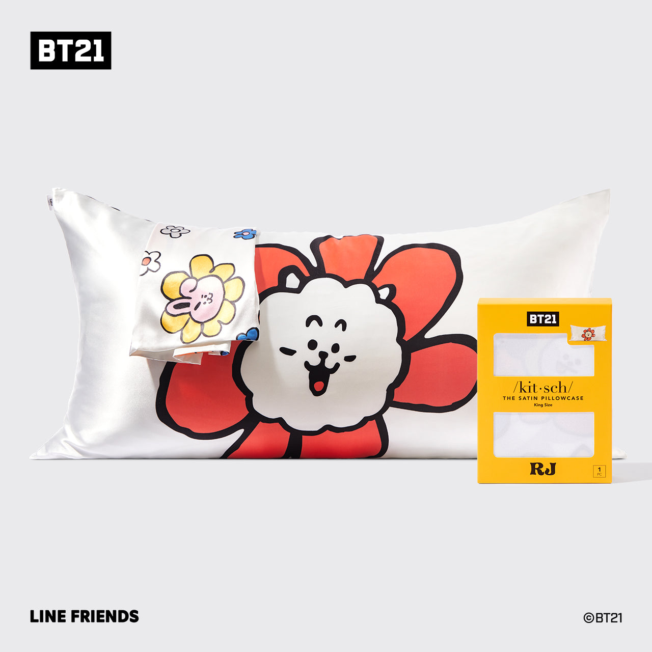 Funda de almohada King Kitsch x BT21 - RJ