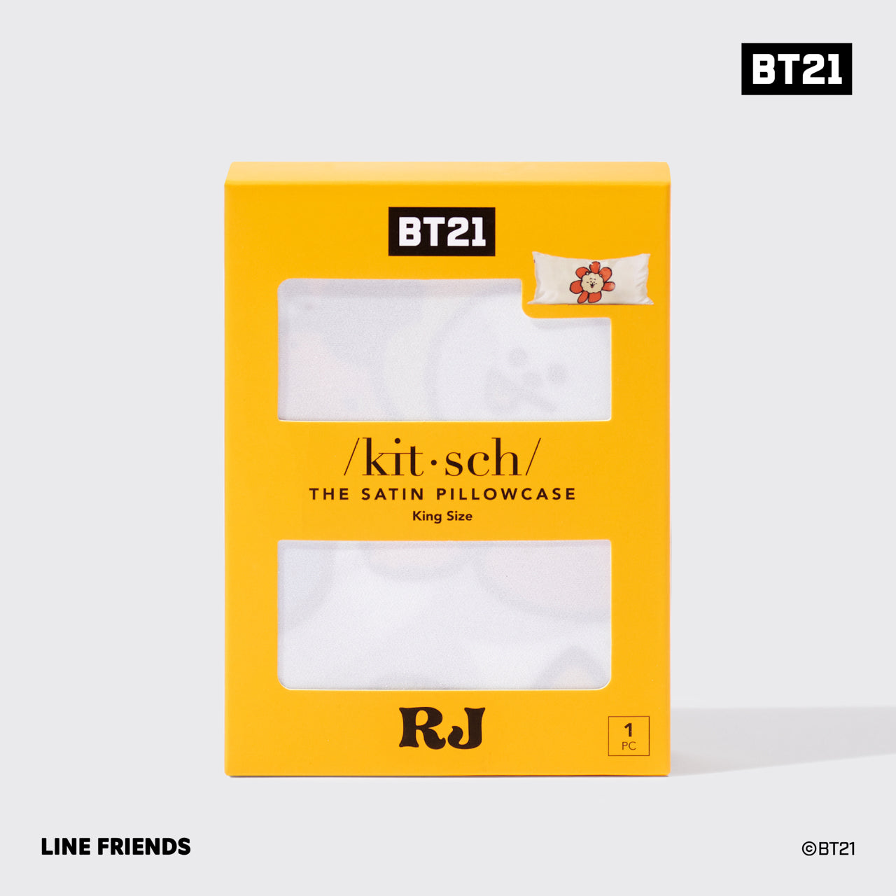 Kitsch x BT21 King-Kissenbezug – RJ