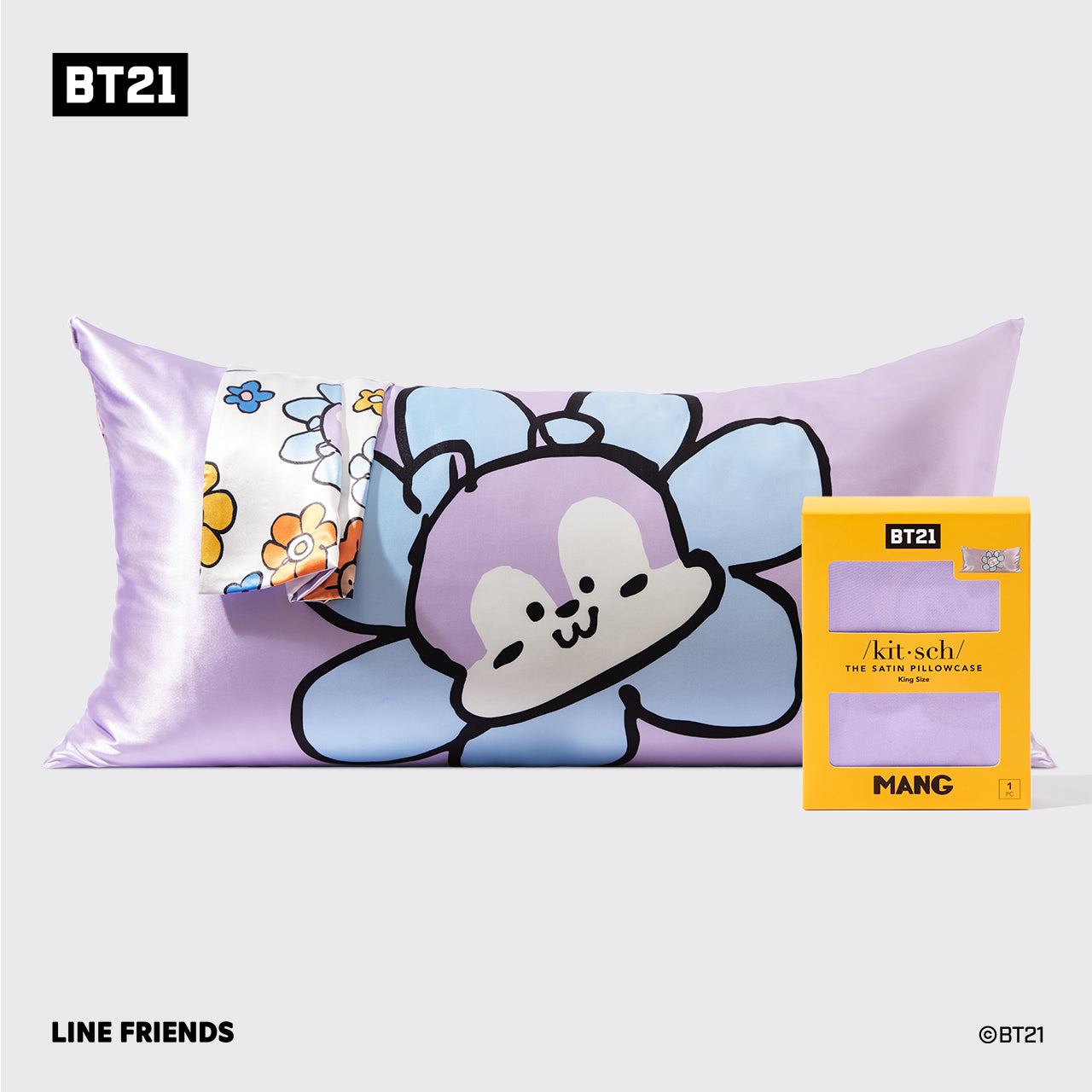 Funda de almohada King Kitsch x BT21 - MANG 