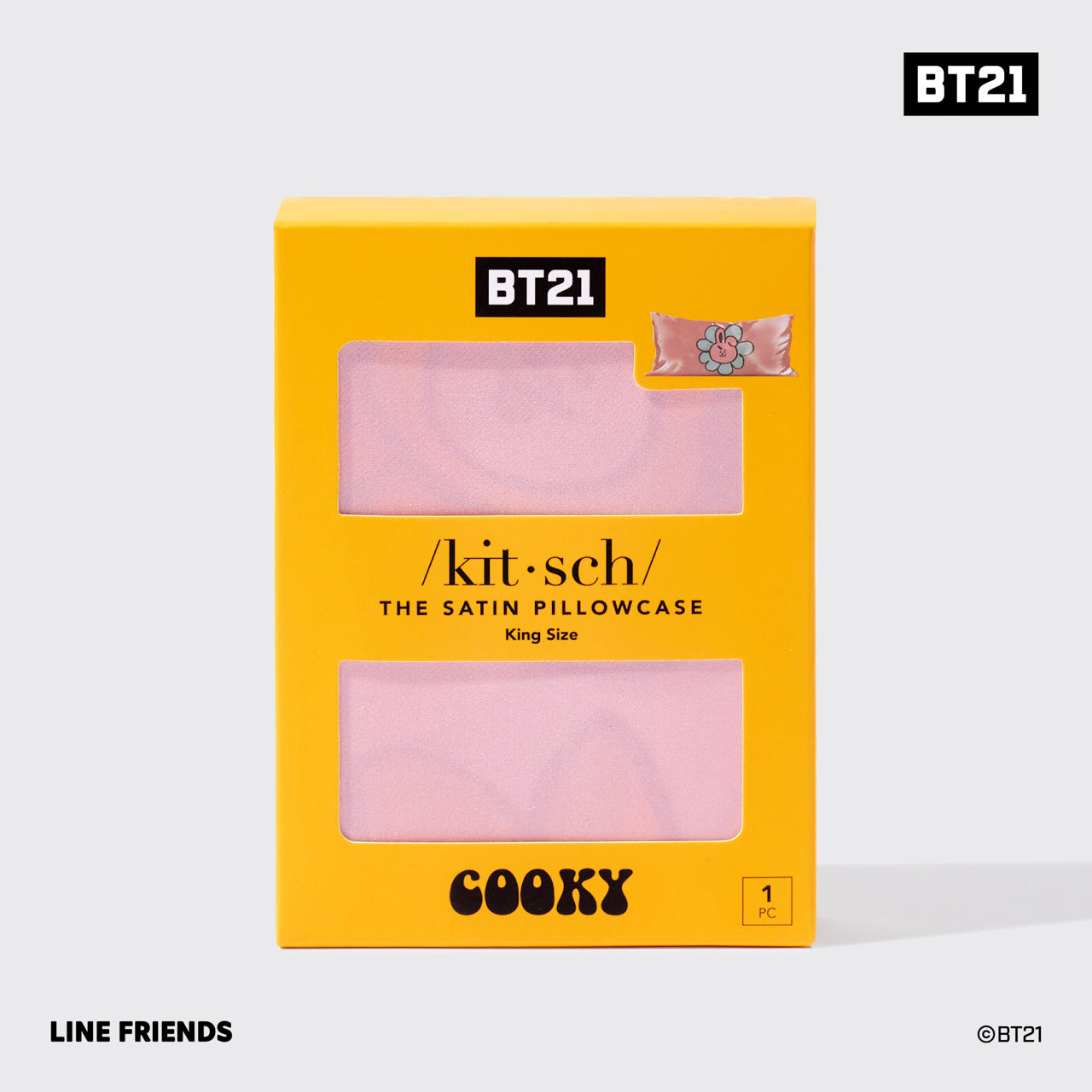 Kitsch x BT21 King-Kissenbezug – COOKY