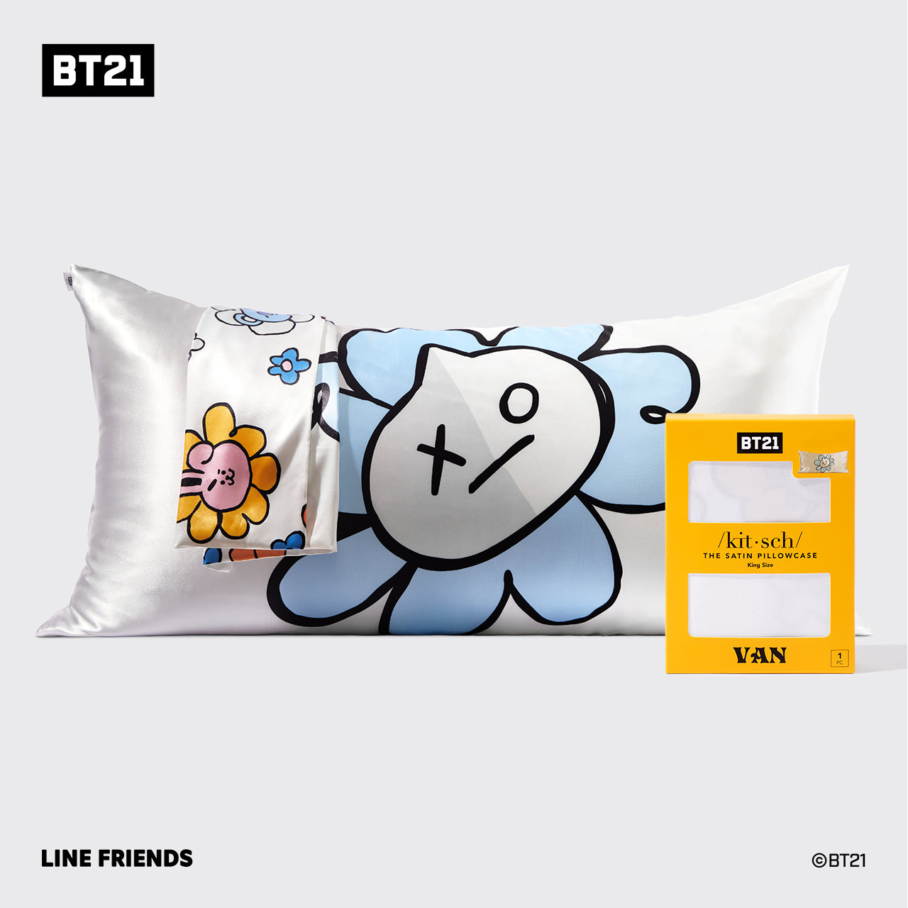 Kitsch x BT21 King-Kissenbezug – VAN 