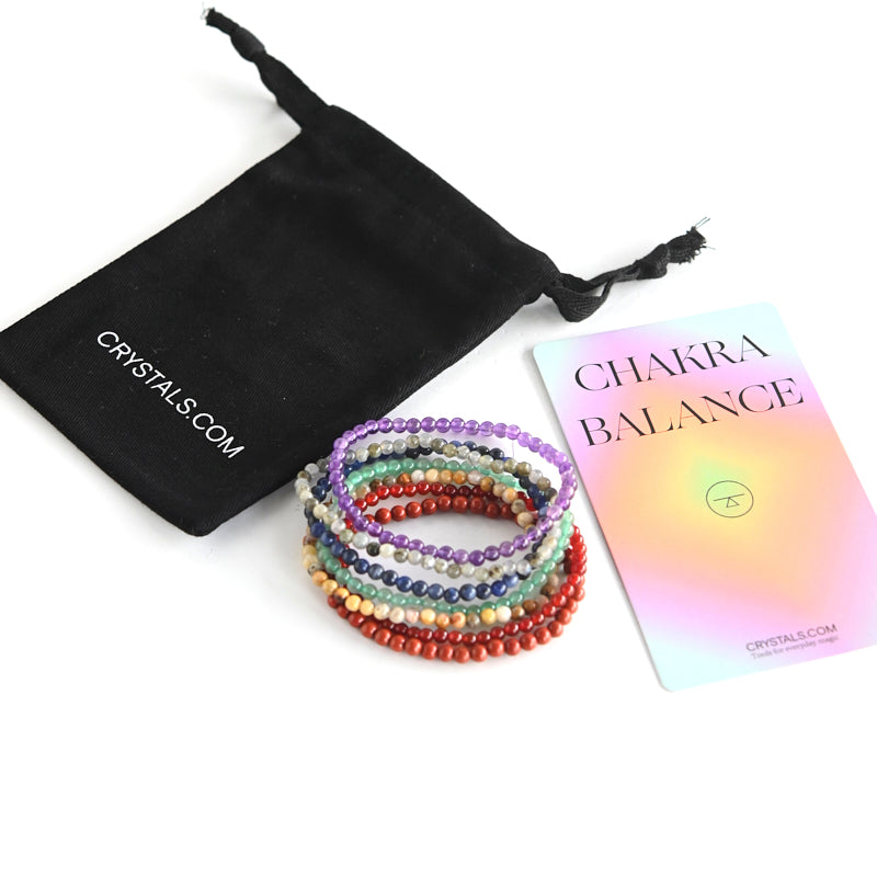 Juego de pulseras de los 7 chakras