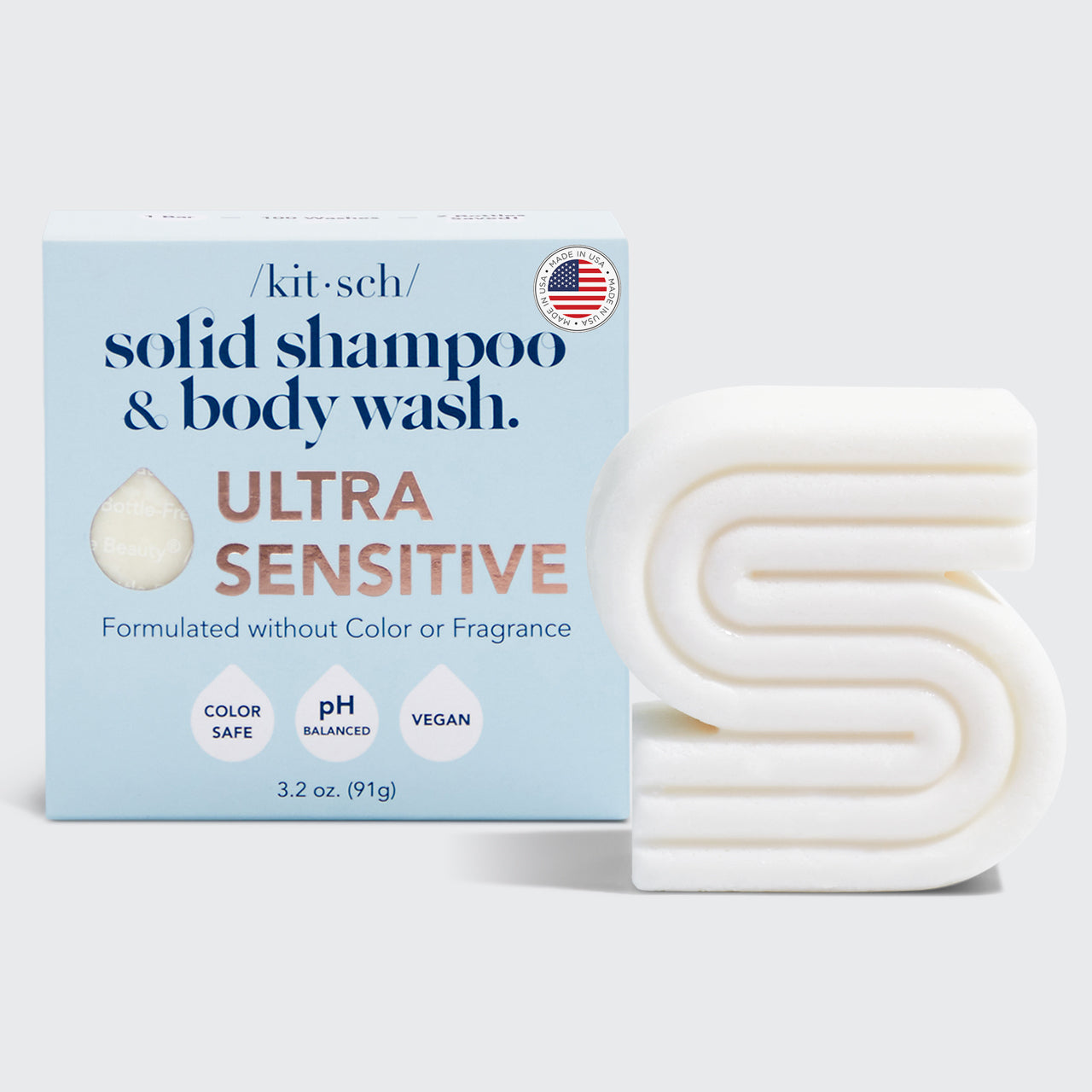 Ultra Sensitive Shampoo & Body Wash Bar Fragrance Free