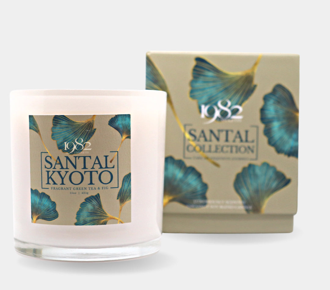 Santal Kyoto (15 oz) – Noten: Santal, Grüner Tee, Feige, Weißkiefer