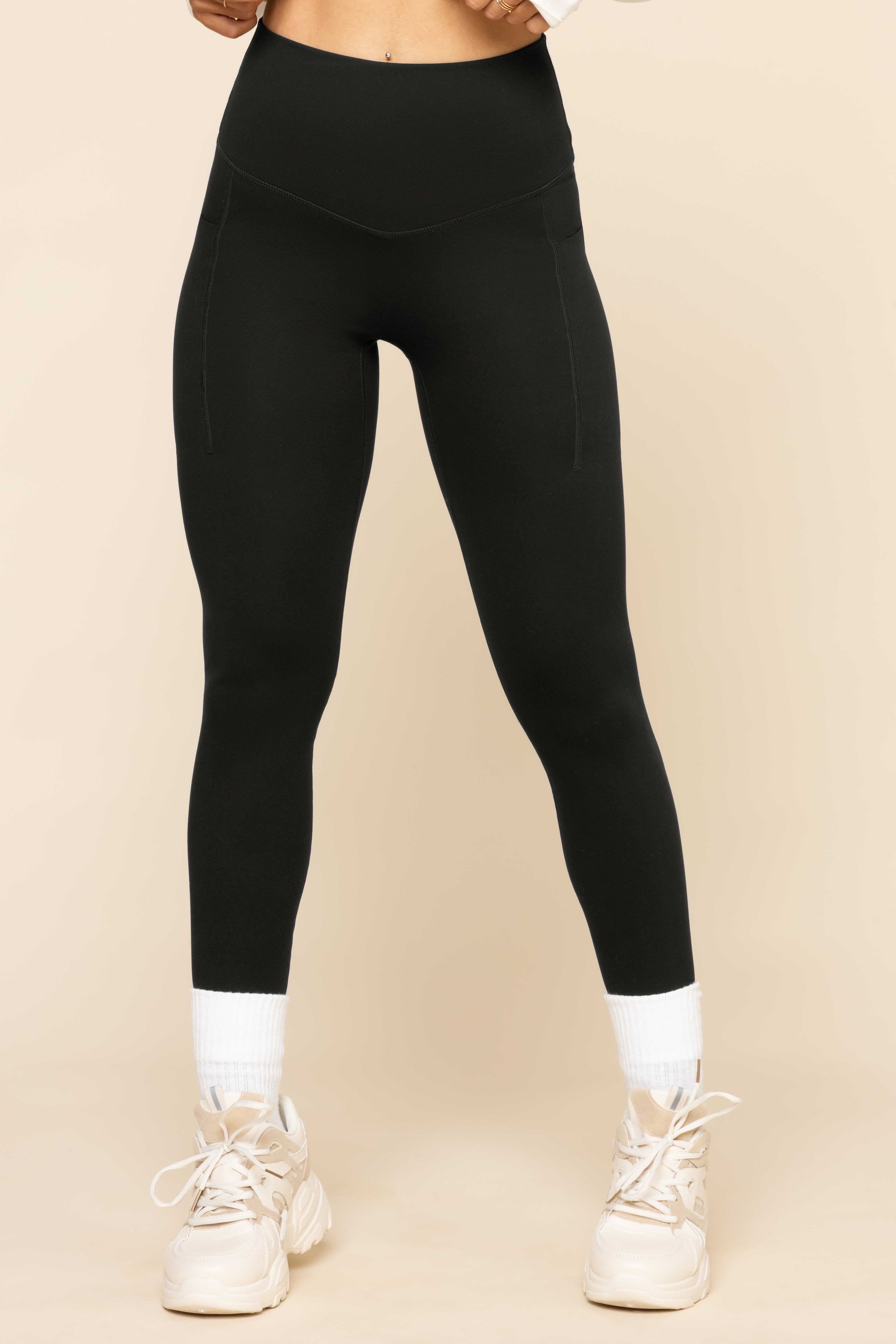 Leggings Supersculpt™ con bolsillos - Negro