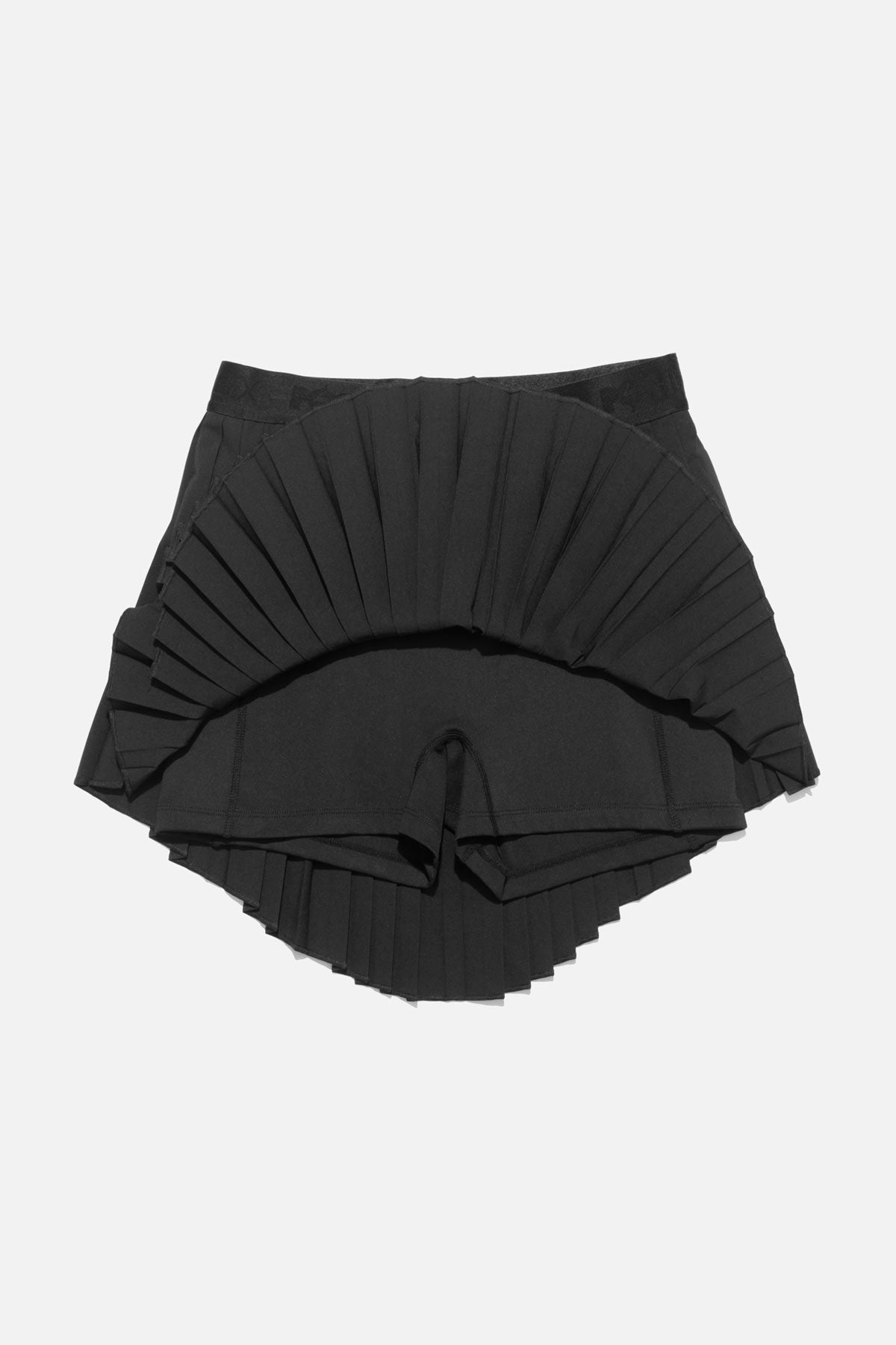 Ace 'em Plissee-Skort - Schwarz