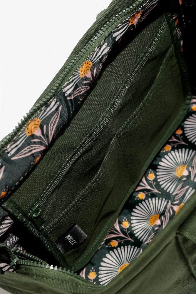 Sloane Tote- Jungle Green