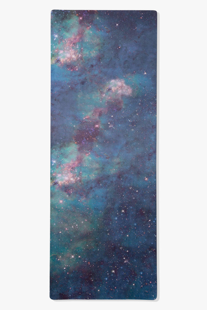 CloudCushion Vegan Suede Yoga Mat - Cool Cosmos 0.5" Thick