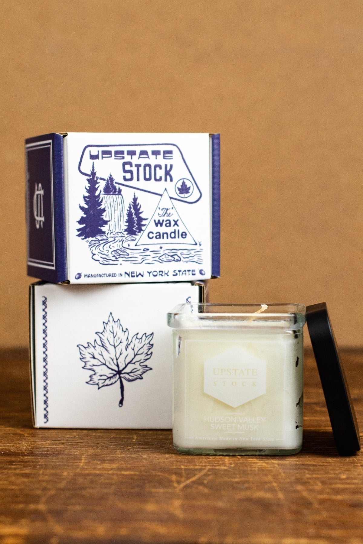 The Woods of Onondaga County - Coconut Wax Candle - Clear