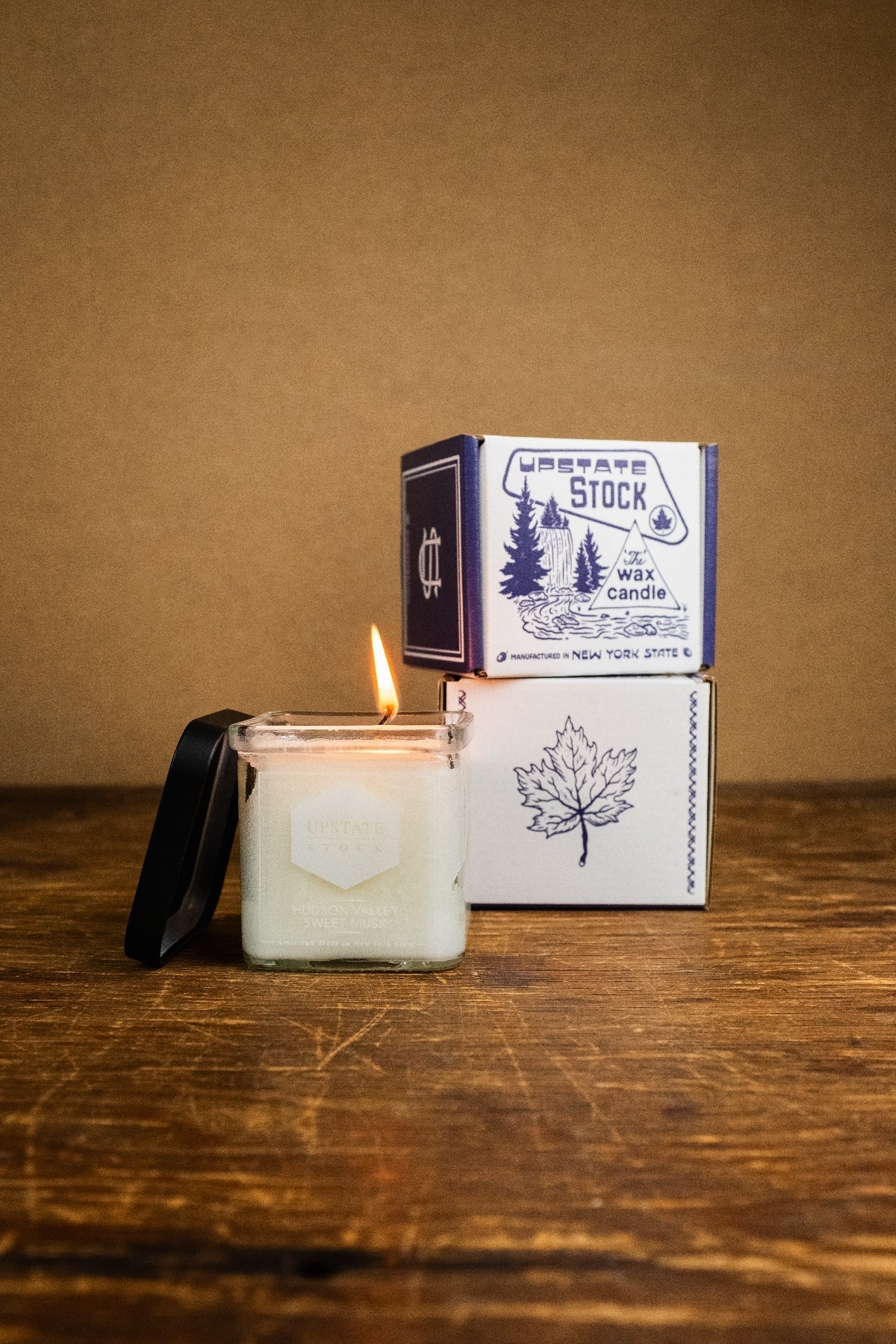 Minnewaska Flowering Dogwood - Coconut Wax Candle - Clear