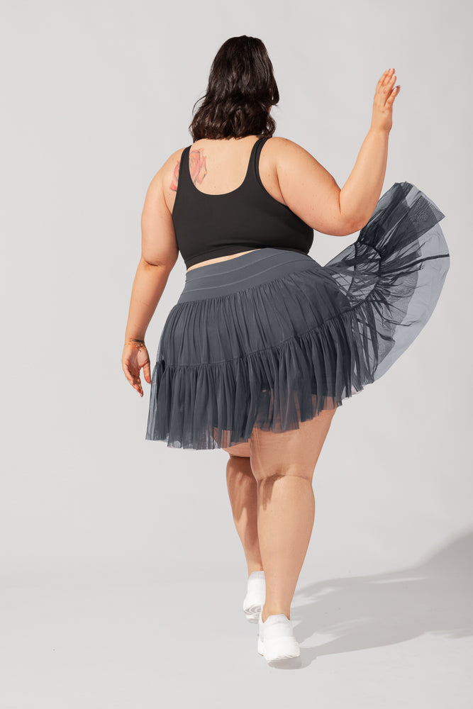 Pirouette Skort - Rauchgrau 