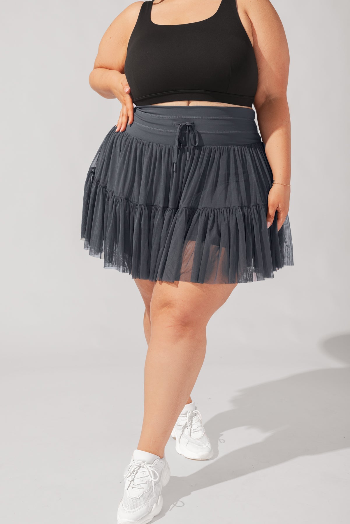 Pirouette Skort - Rauchgrau 