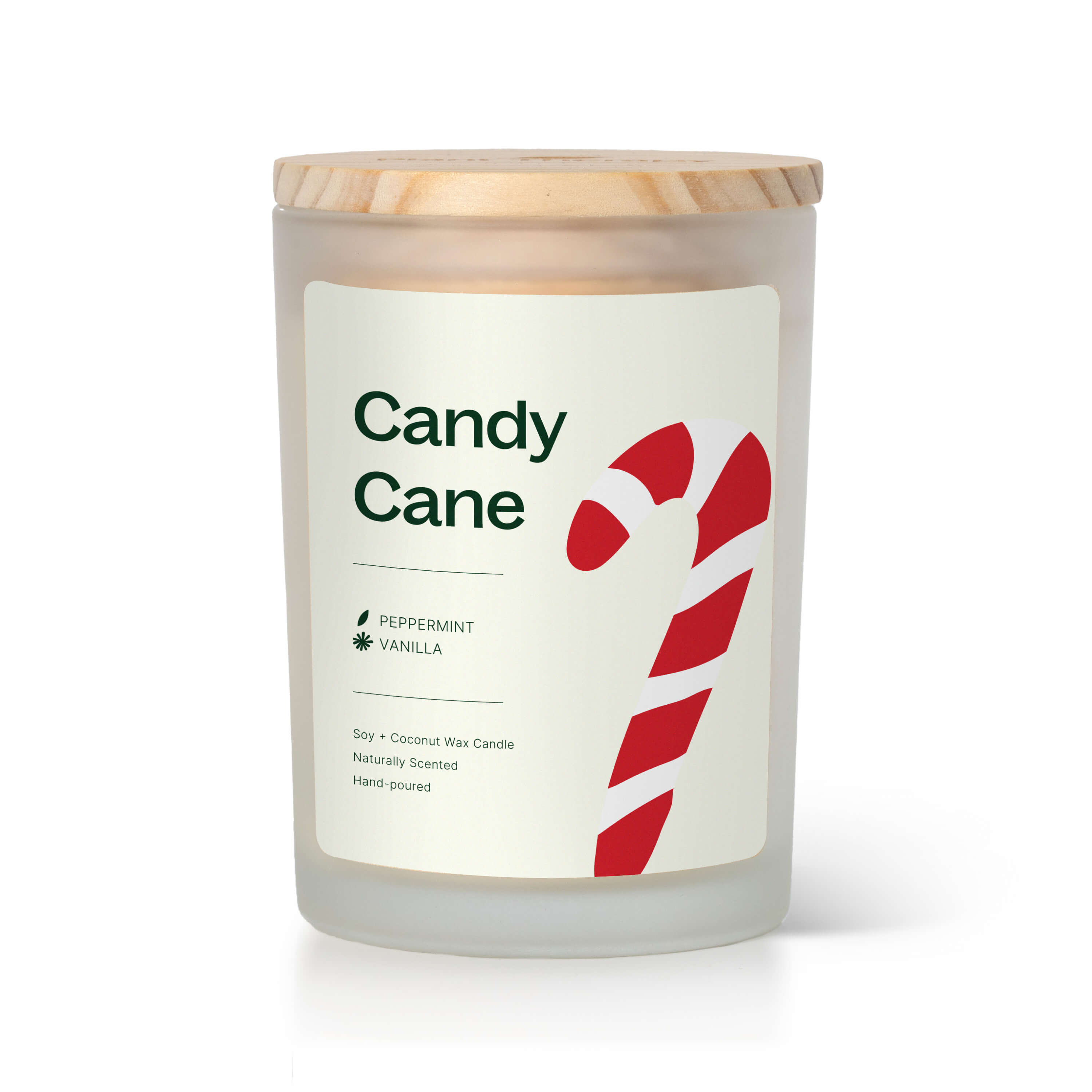 Natürlich duftende Kerze „Candy Cane“