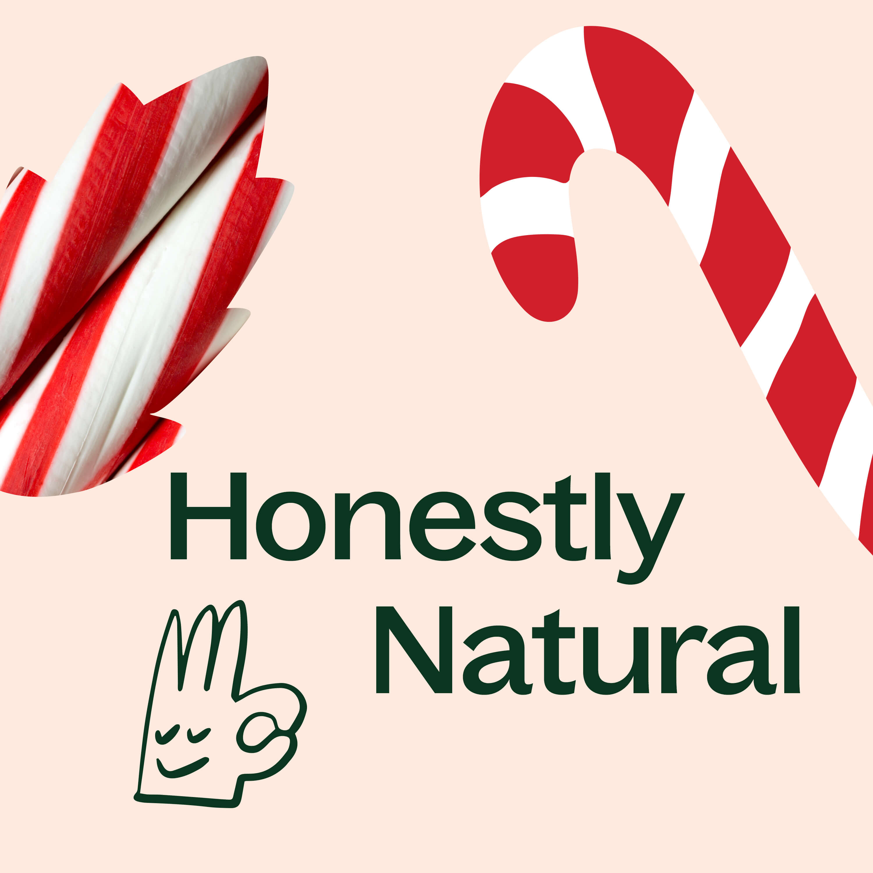 Candy Cane Naturally Scented Candle