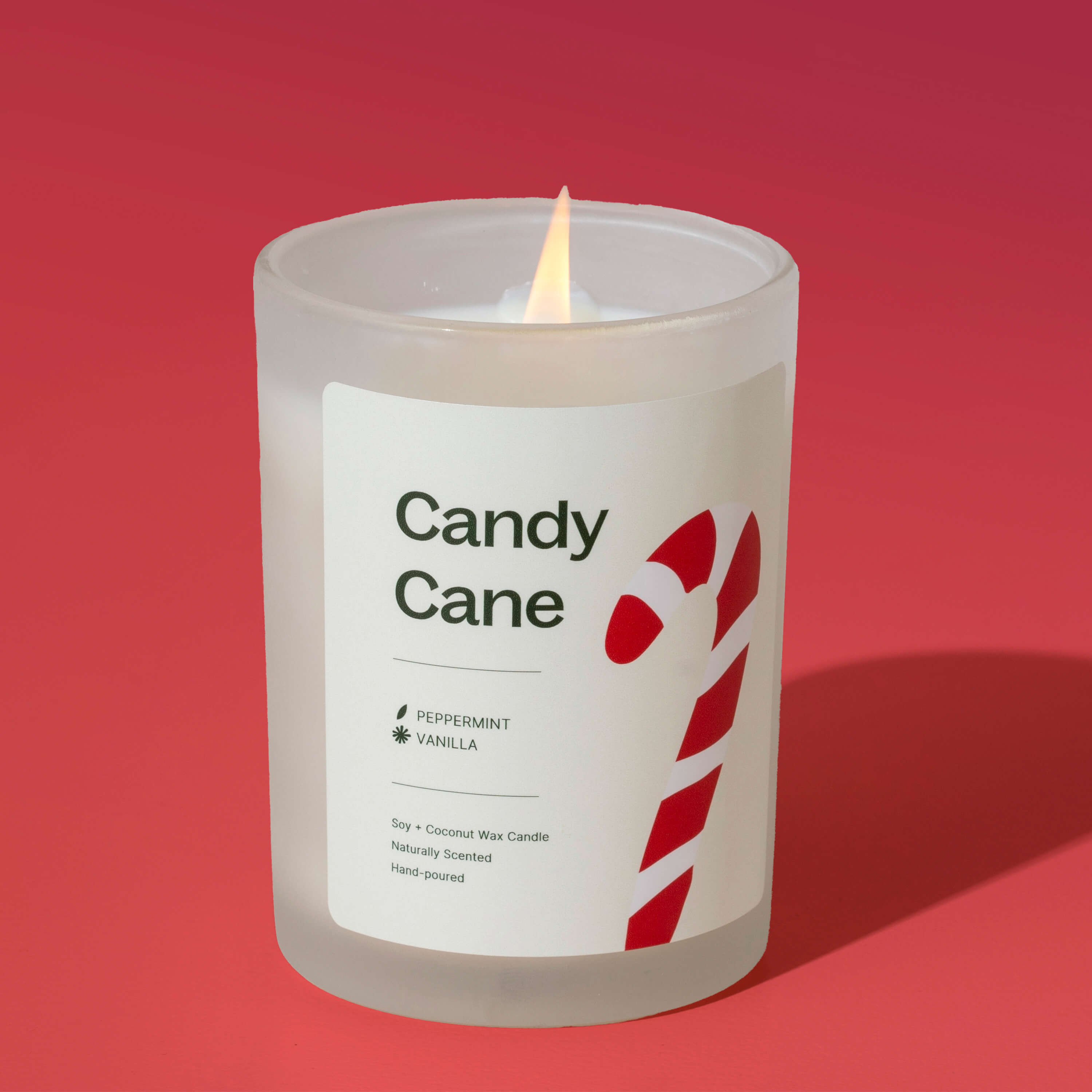 Candy Cane Naturally Scented Candle