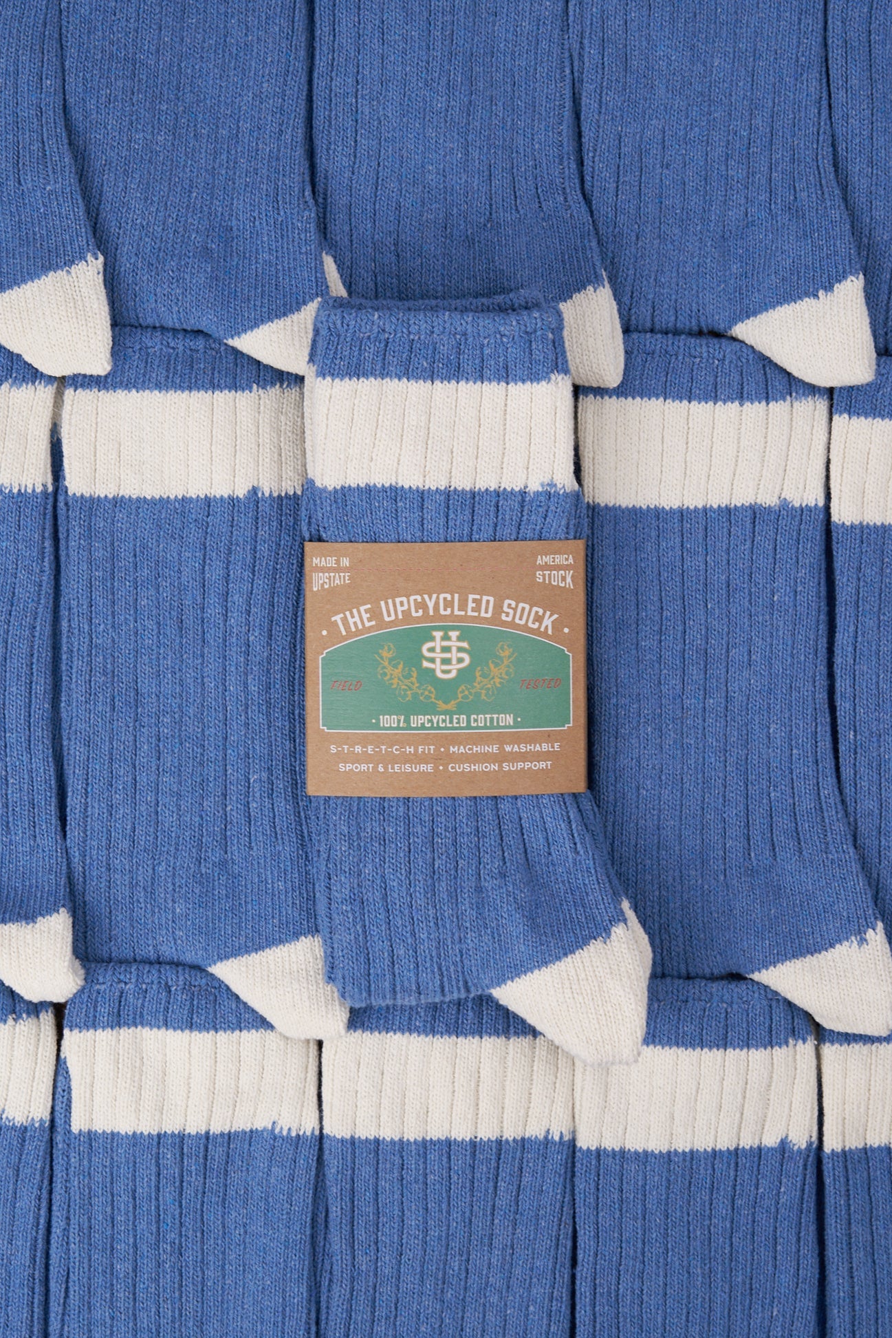 NEW The Upcycled Sock - Cerulean Blue