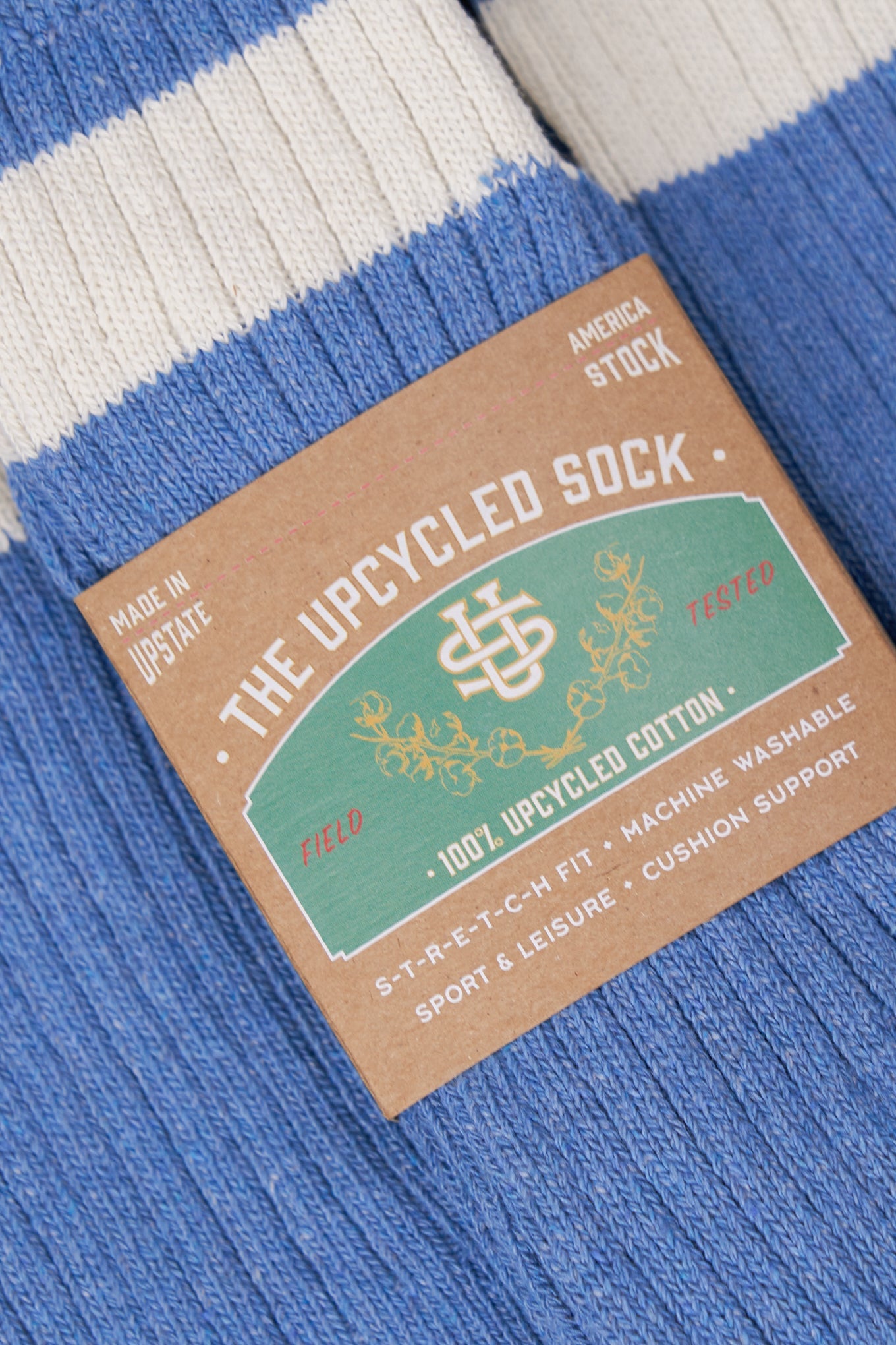 NEW The Upcycled Sock - Cerulean Blue