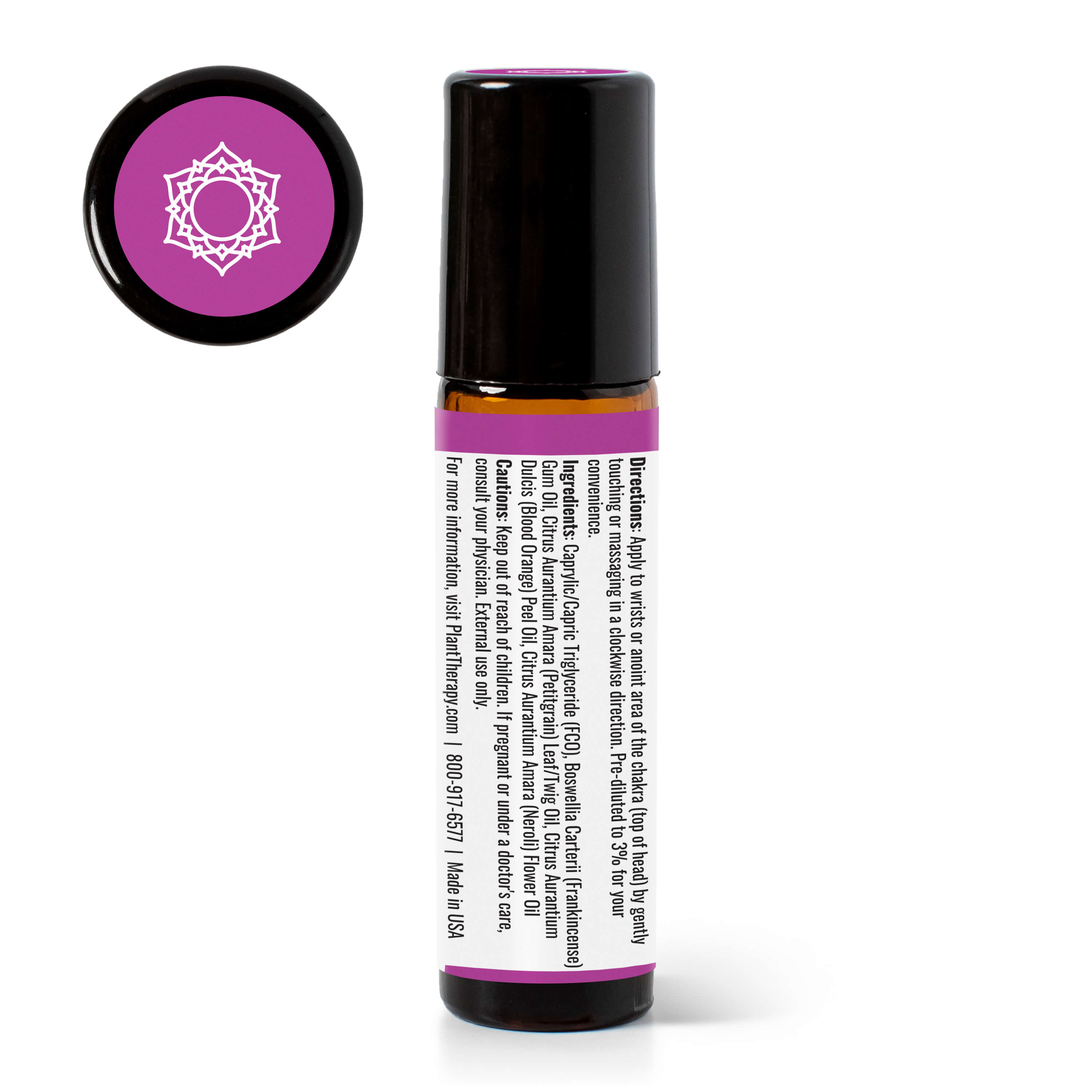 Aceite esencial prediluido Higher Connection (Chakra de la corona) Roll-On