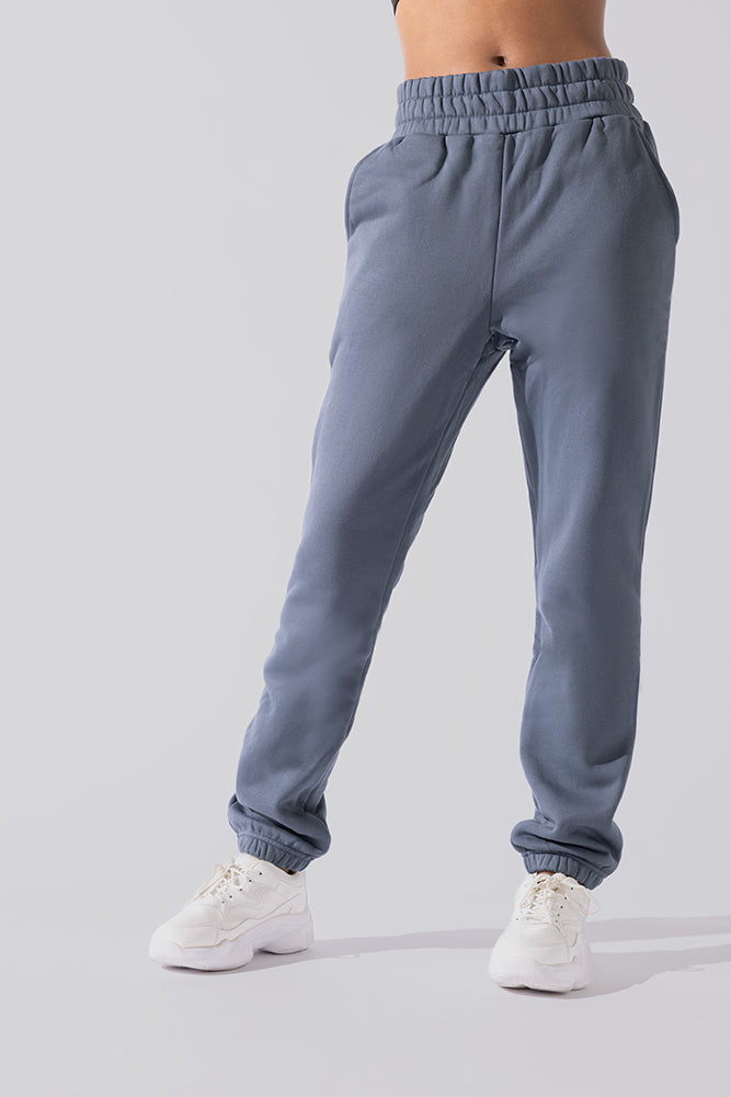 Cloud Rollover Jogginghose - Denim Blau 