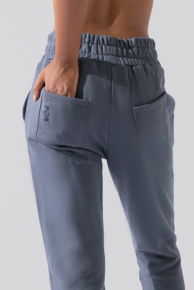 Cloud Rollover Jogginghose - Denim Blau 