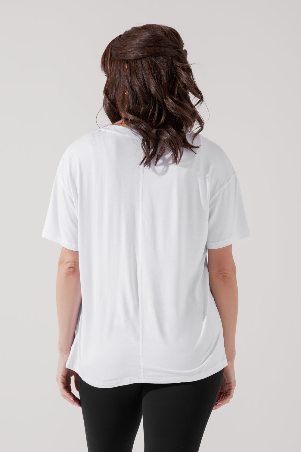 Camiseta Daring Deep V - Blanca