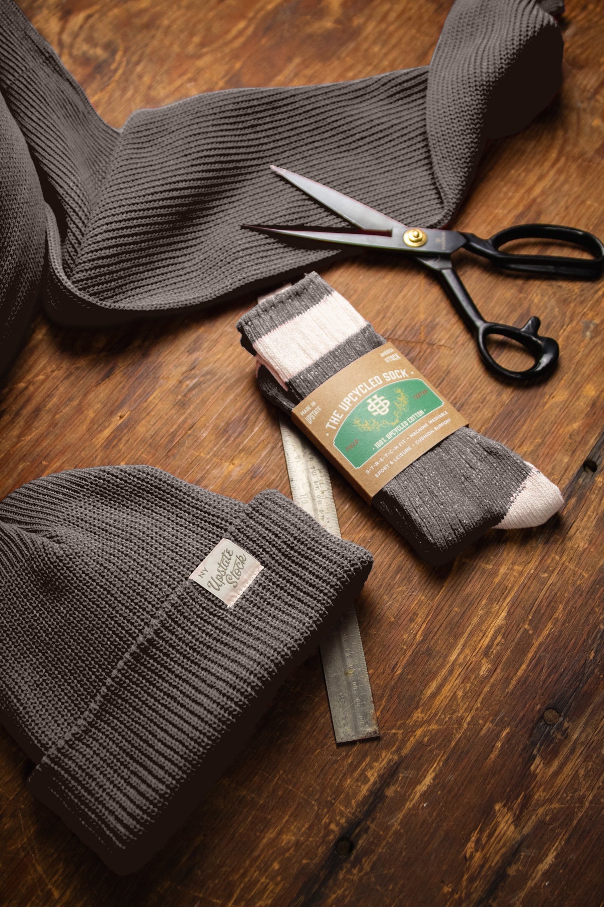 The Upcycled Sock - Steel Grey