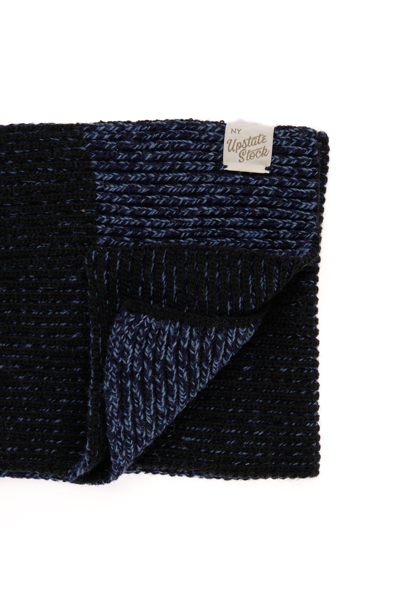 Denim Melange Ragg Wool Scarf