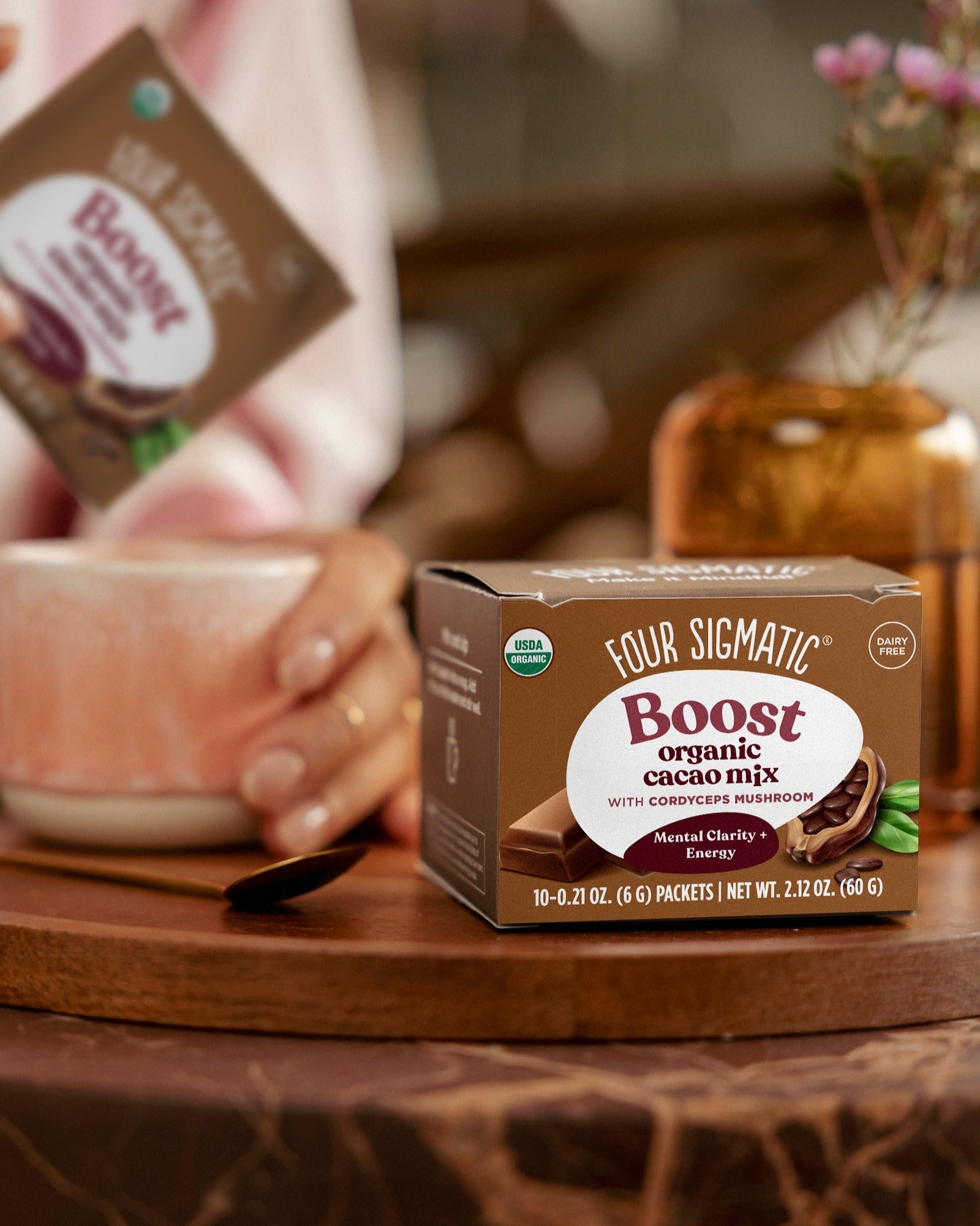 Boost Cacao, Packets