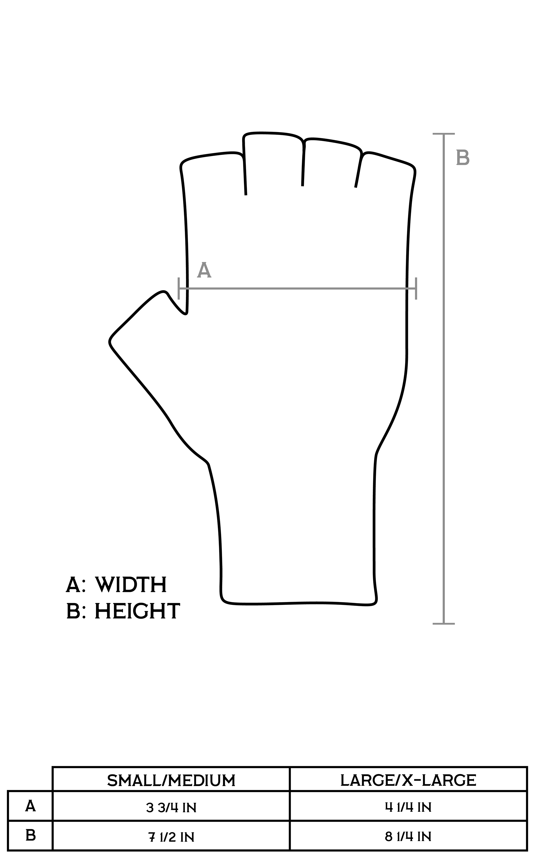 Fingerloser Handschuh aus Merinowolle in Nachtoptik mit Handfläche aus schwarzem Hirschleder