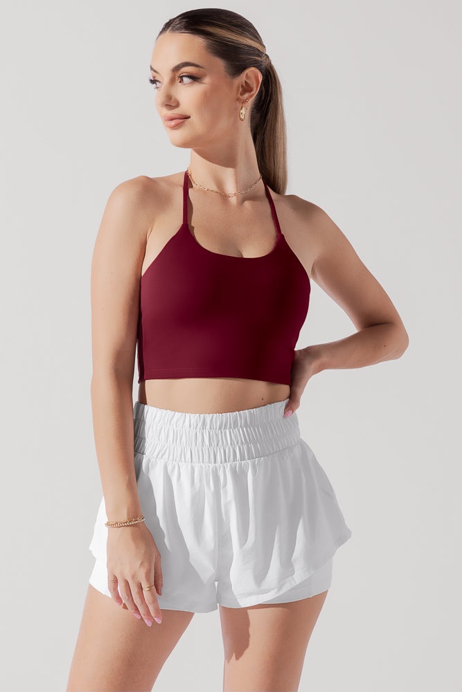 Flexy Crop Top - Purpur