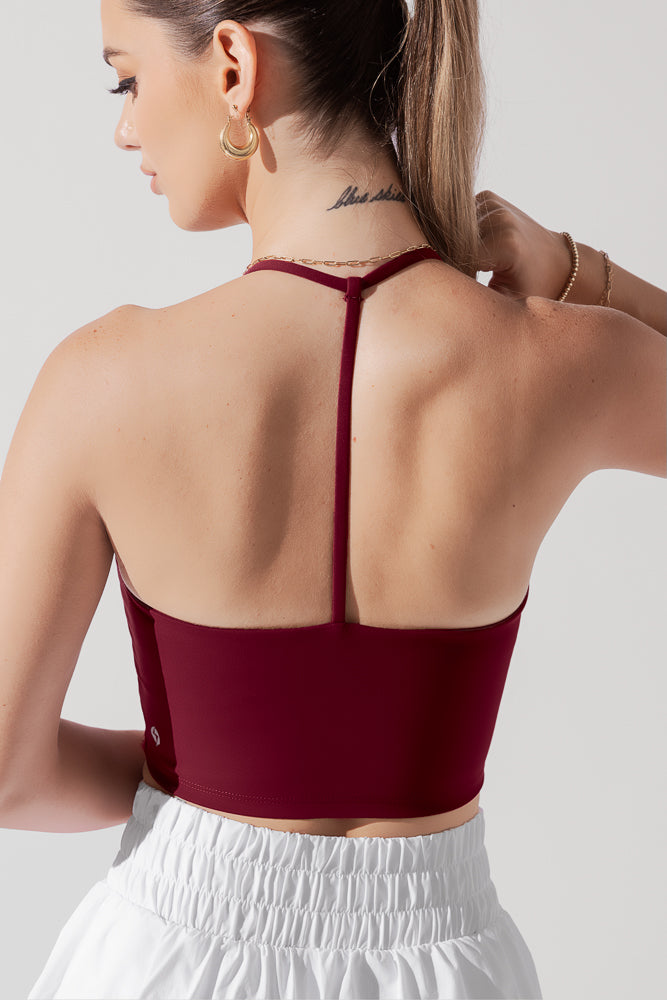 Flexy Crop Top - Purpur