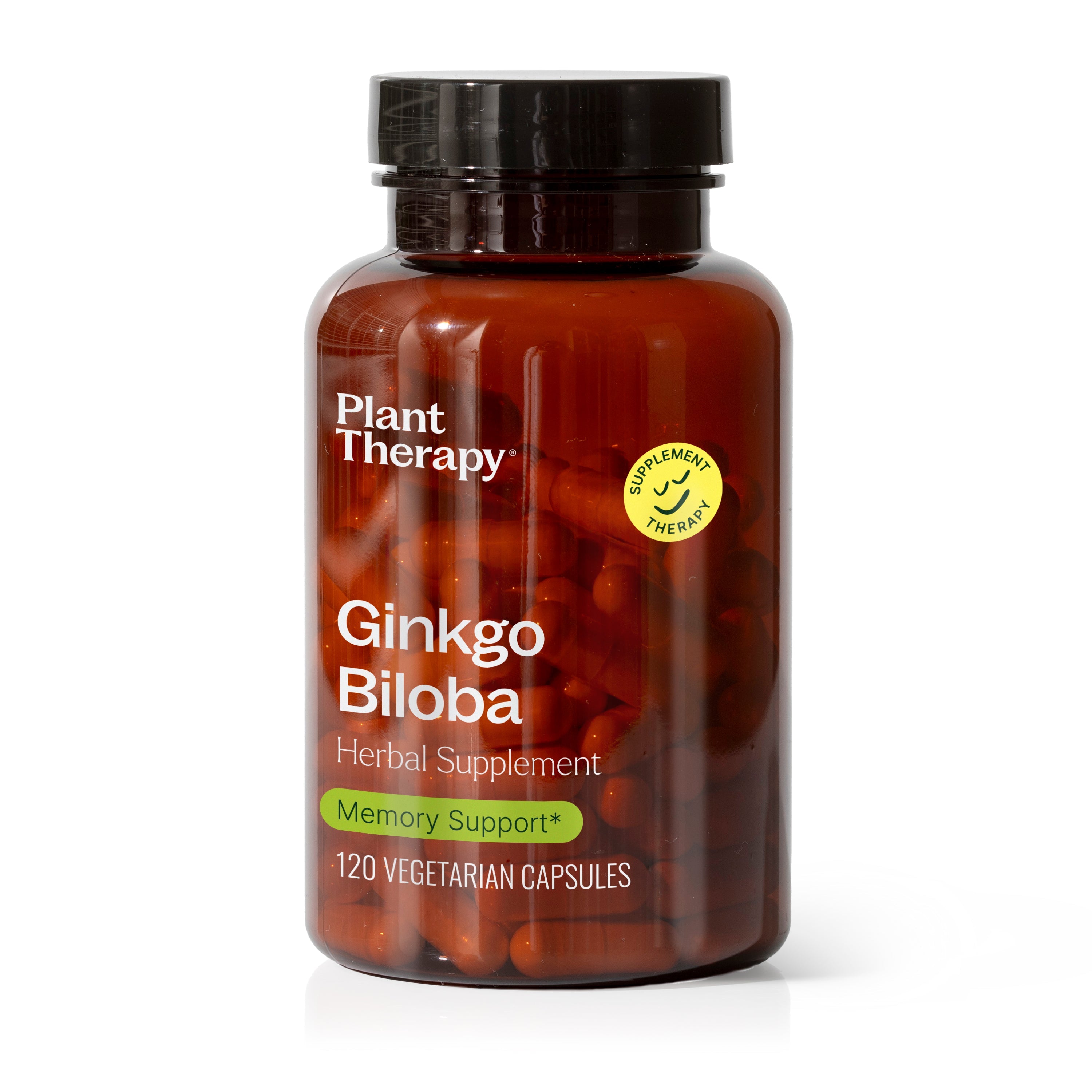 Ginkgo Biloba Herbal Supplement - 120 Capsules