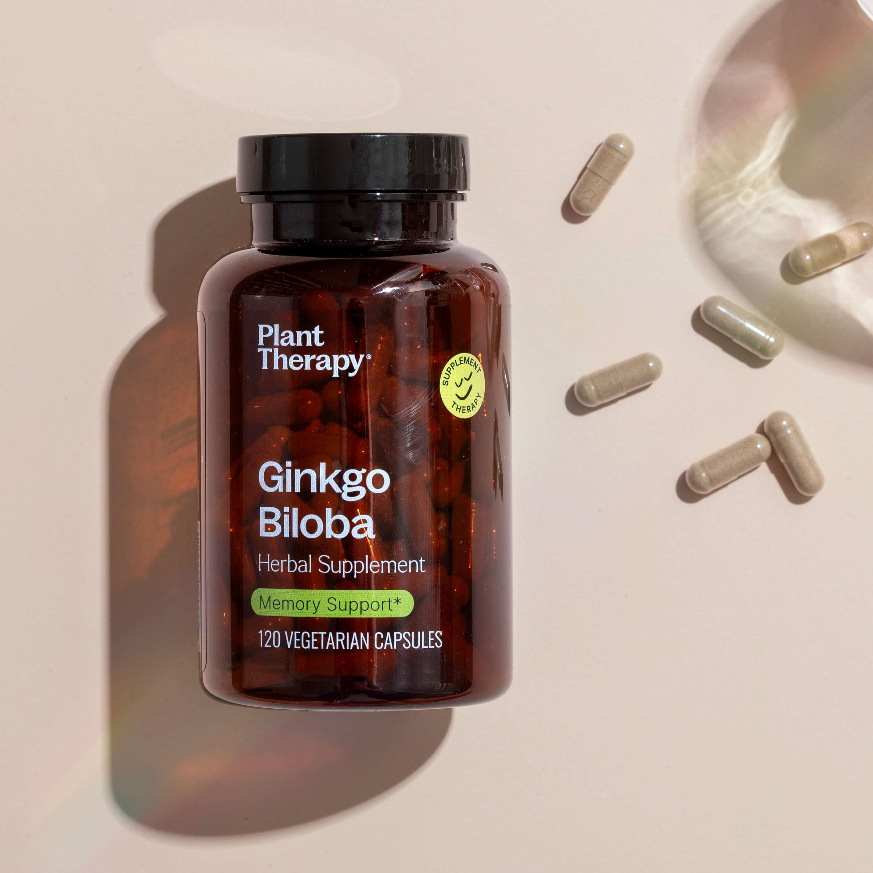 Suplemento a base de hierbas Ginkgo Biloba - 120 cápsulas