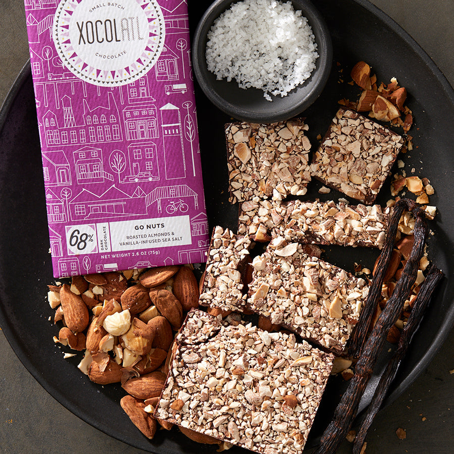 Go Nuts! Dark Chocolate Almond & Sea Salt Bar