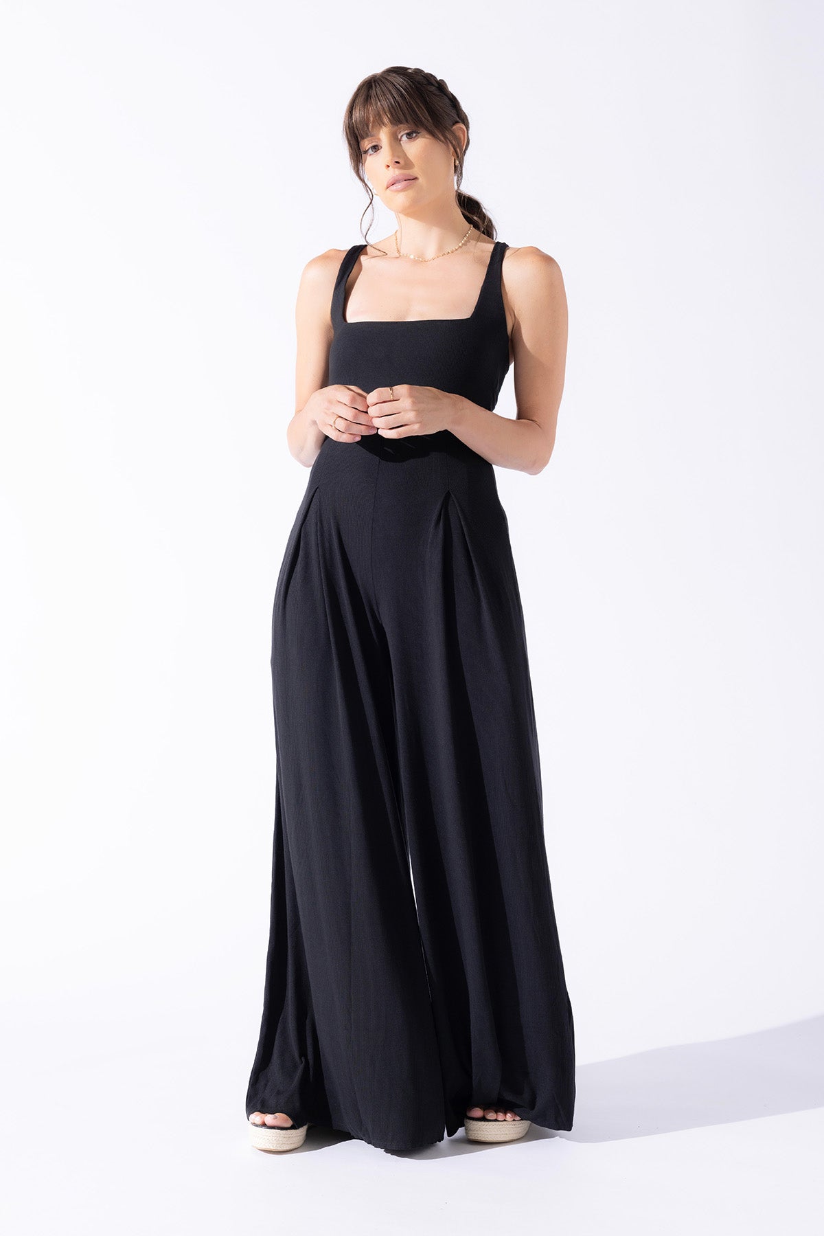 Go with the Flow Jumpsuit - Black