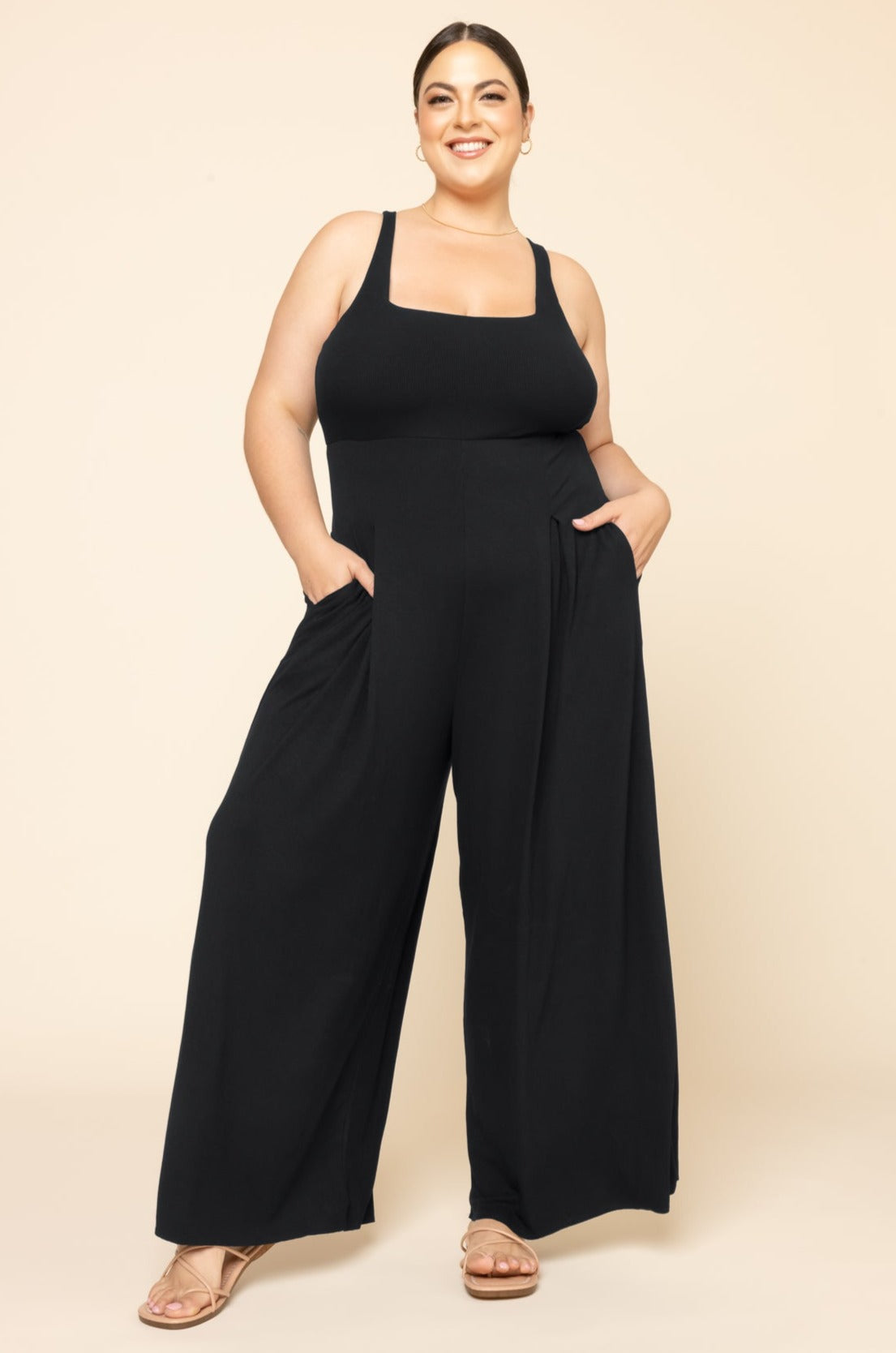 Jumpsuit „Go with the Flow“ - Schwarz 