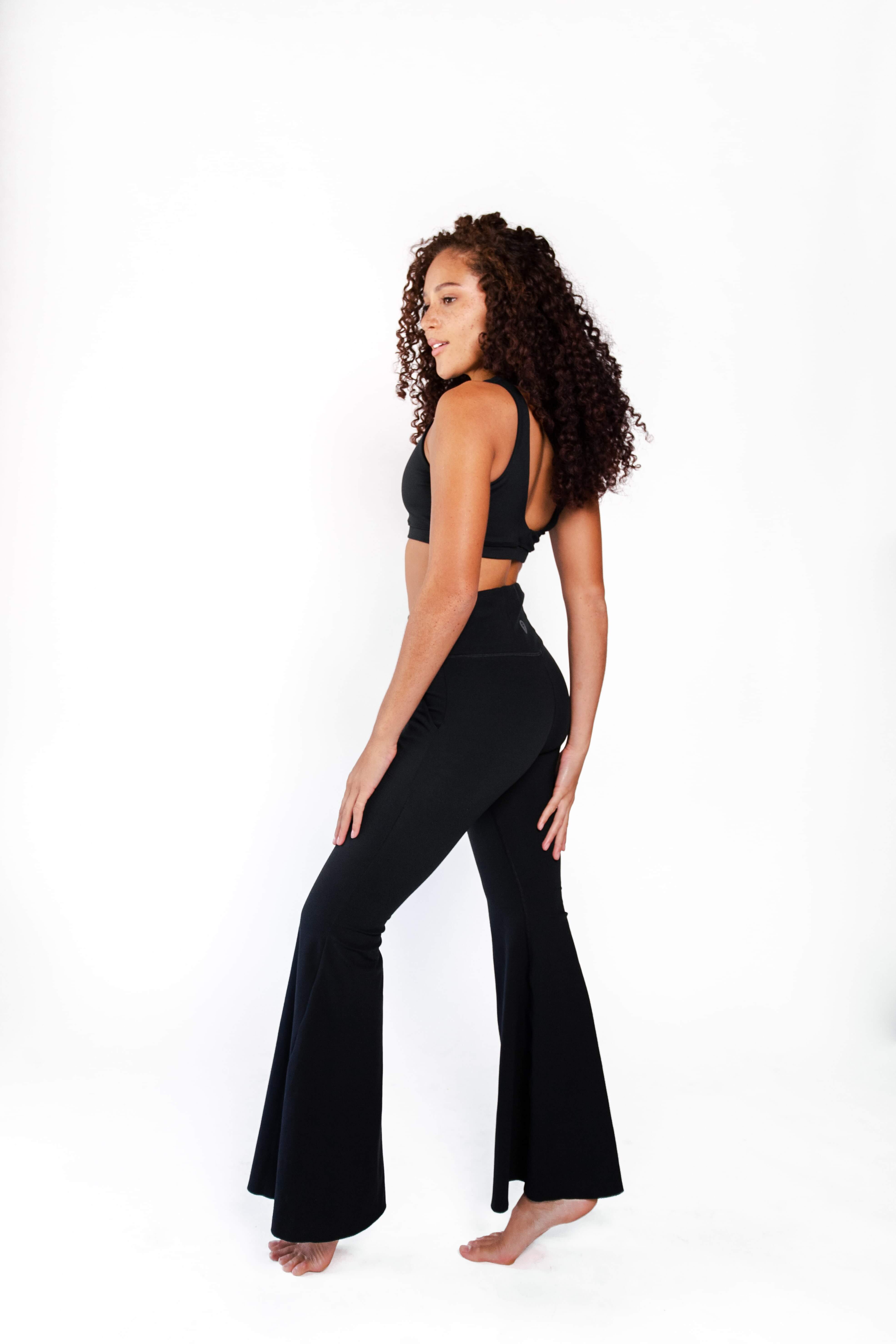 Bell Bottoms 2.0 in Jet Black