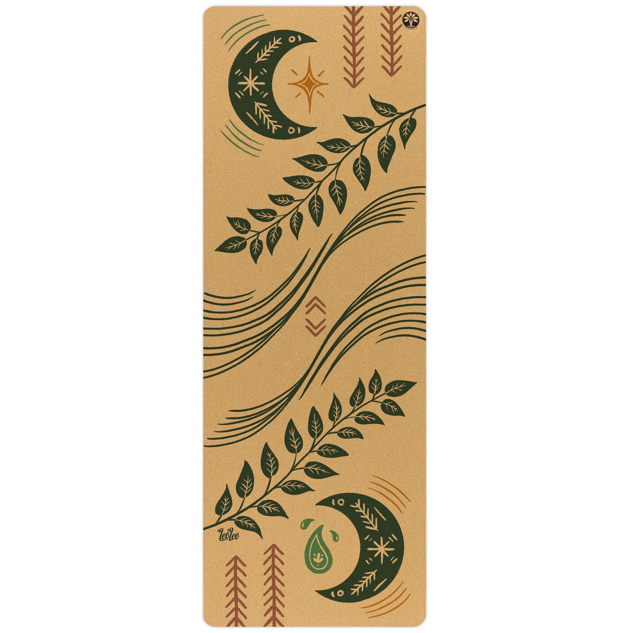 Inhale Exhale Aura Cork Yoga Mat