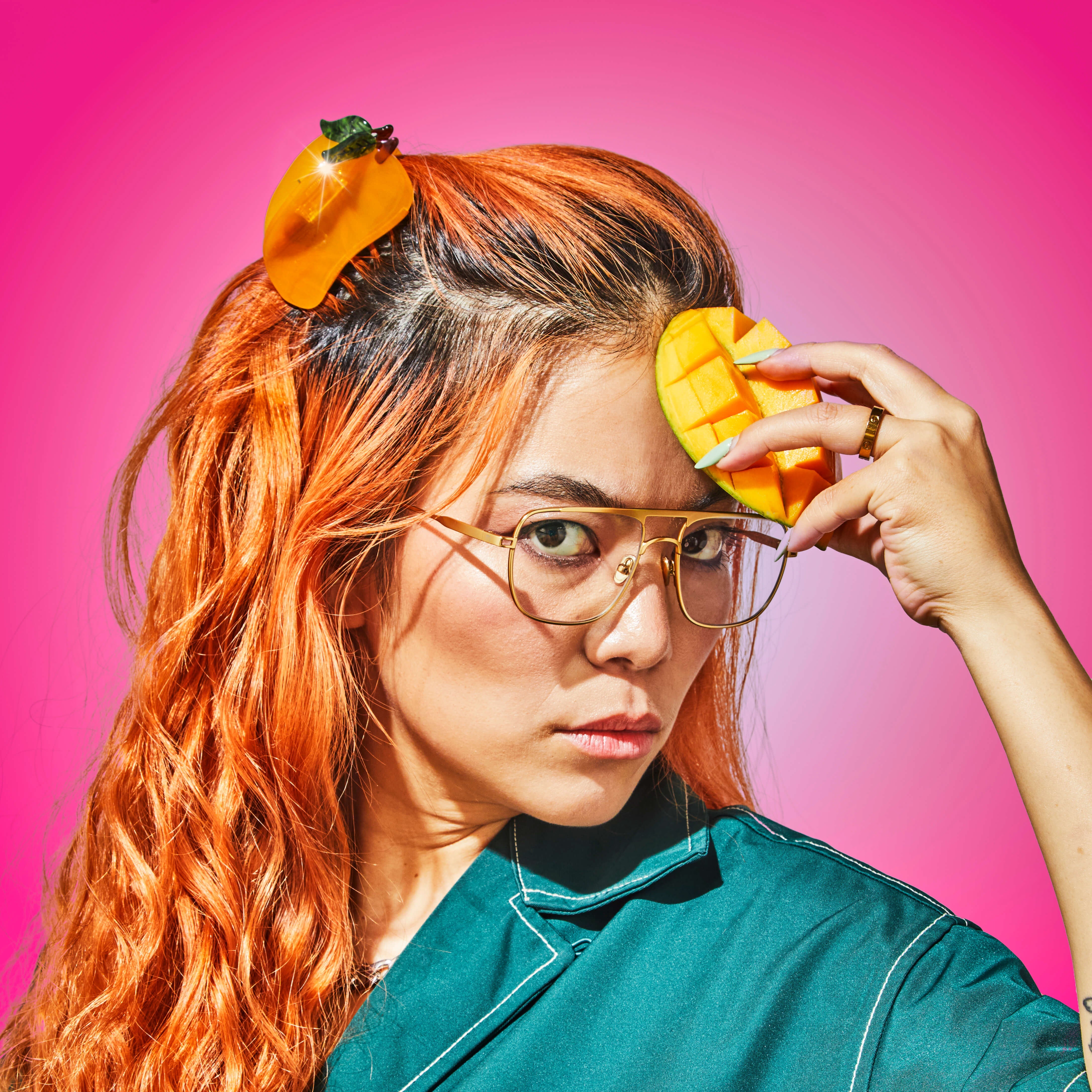 Midi Mango Hair Claw Clip