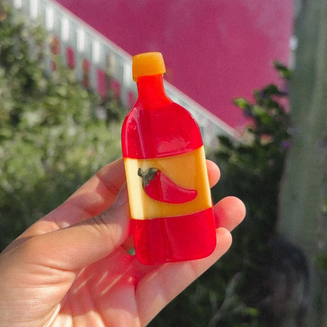 Large Hot Sauce Hair Claw Clip