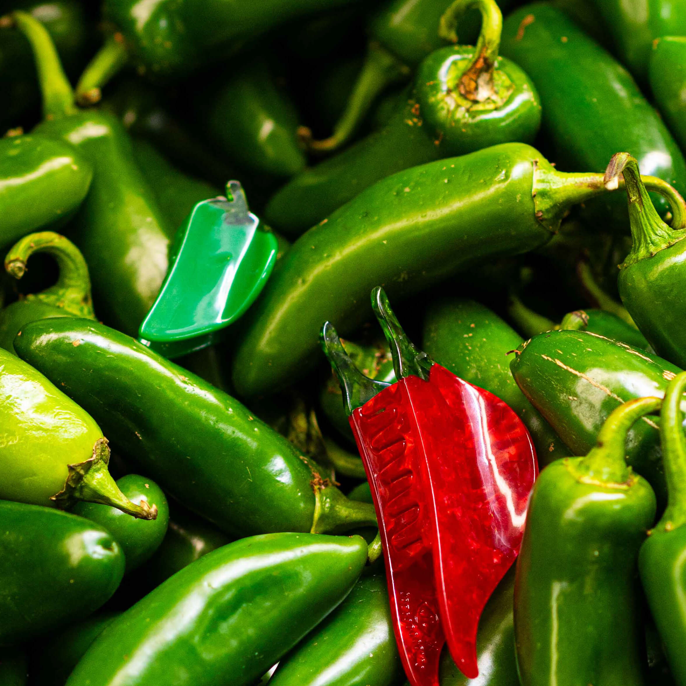 Mini Jalapeño Hair Claw Clip