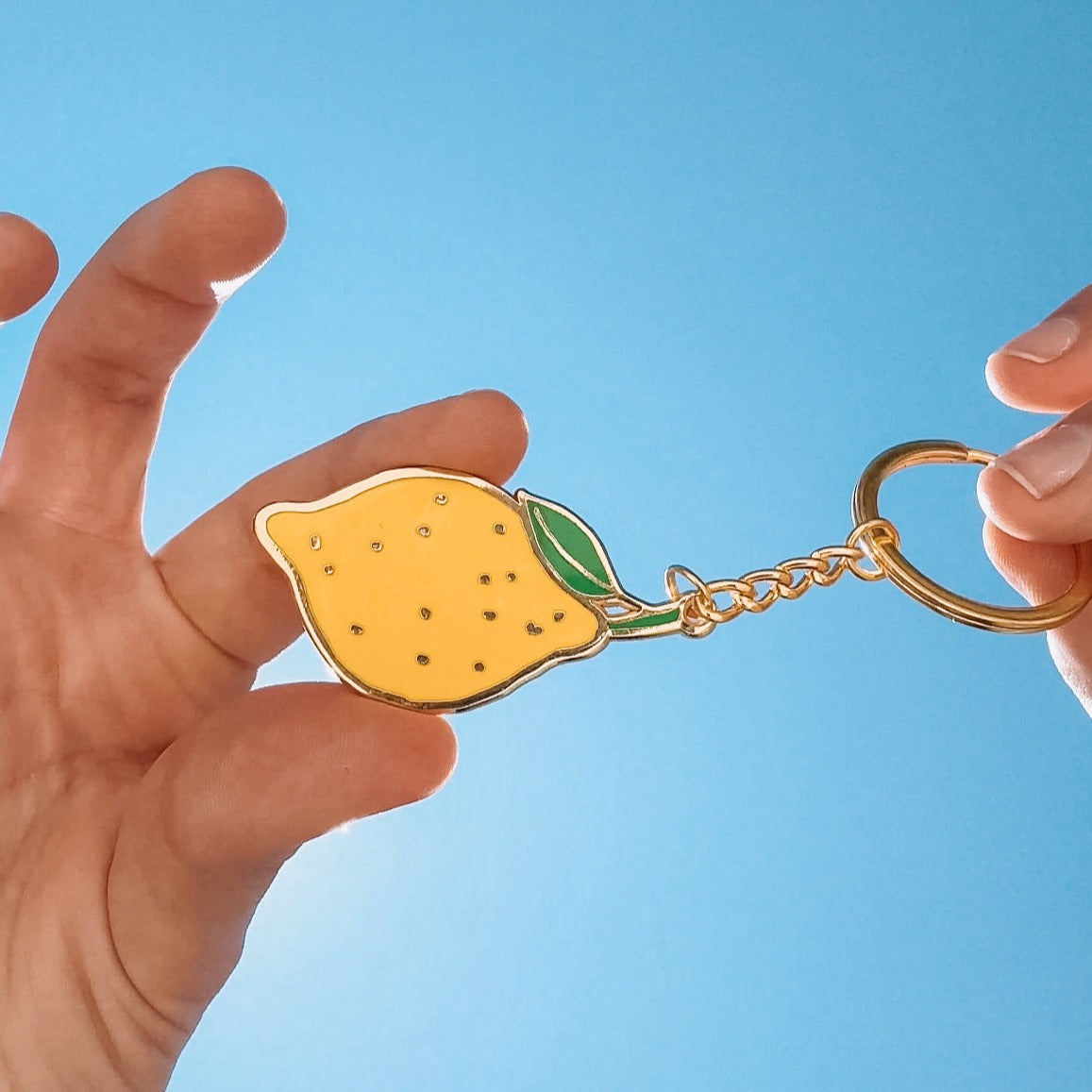 Lemon Keychain