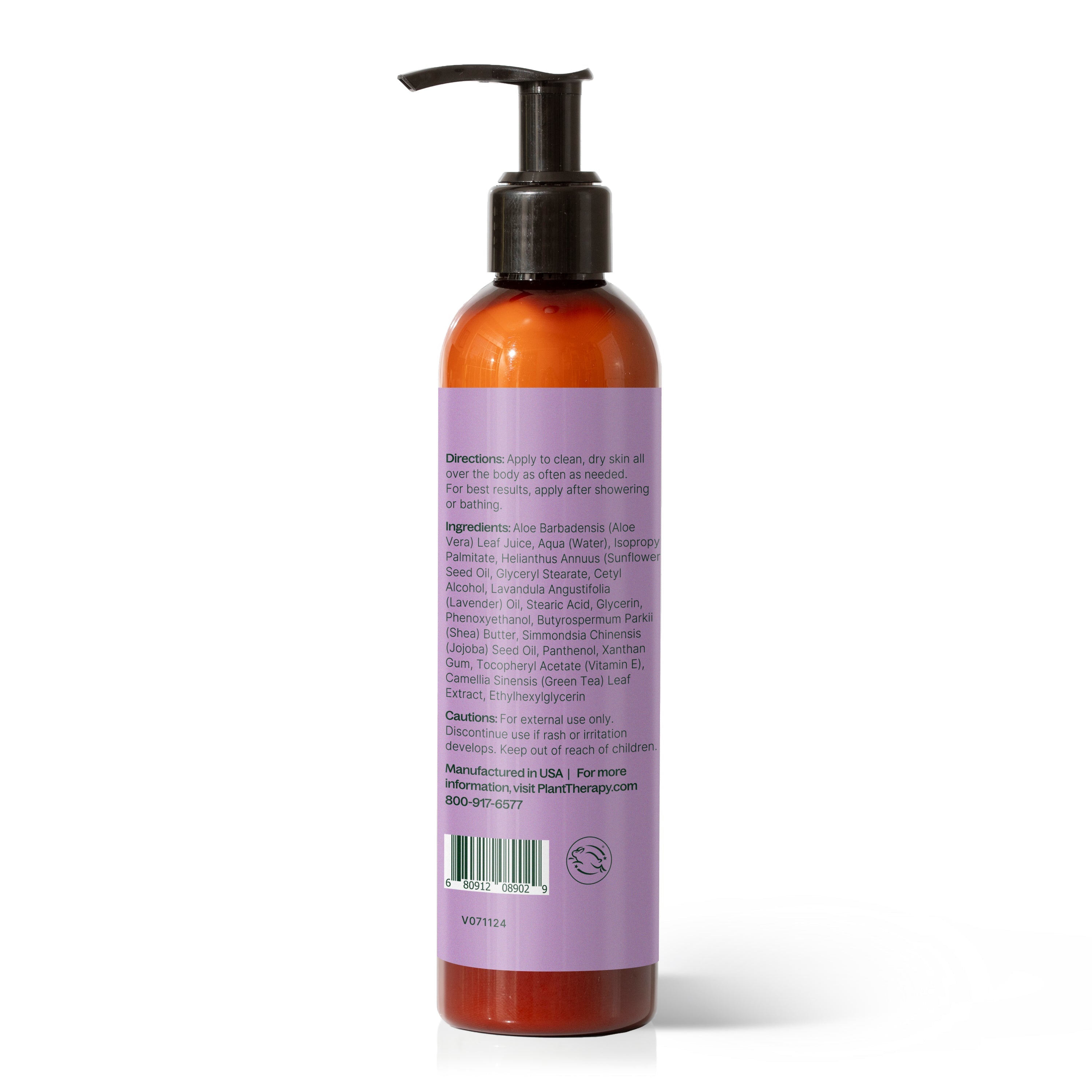 Lavender Body Lotion with Aloe and Shea