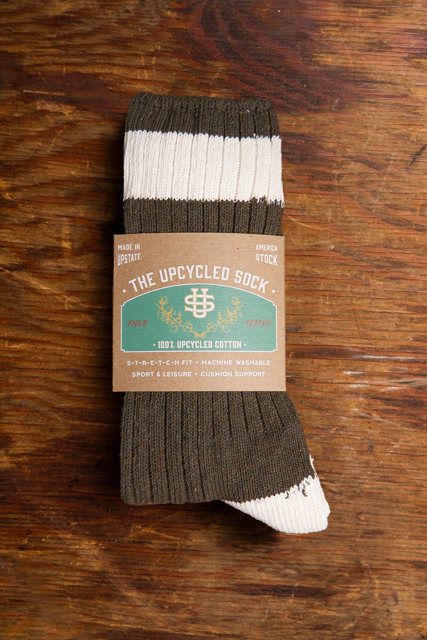 NEW The Upcycled Sock - Olive Drab