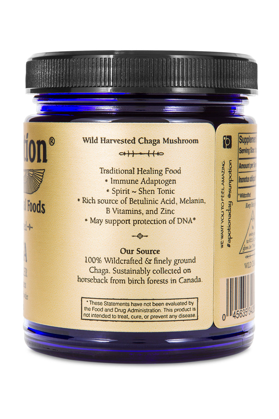 Chaga Mushroom Powder (Wildcrafted)