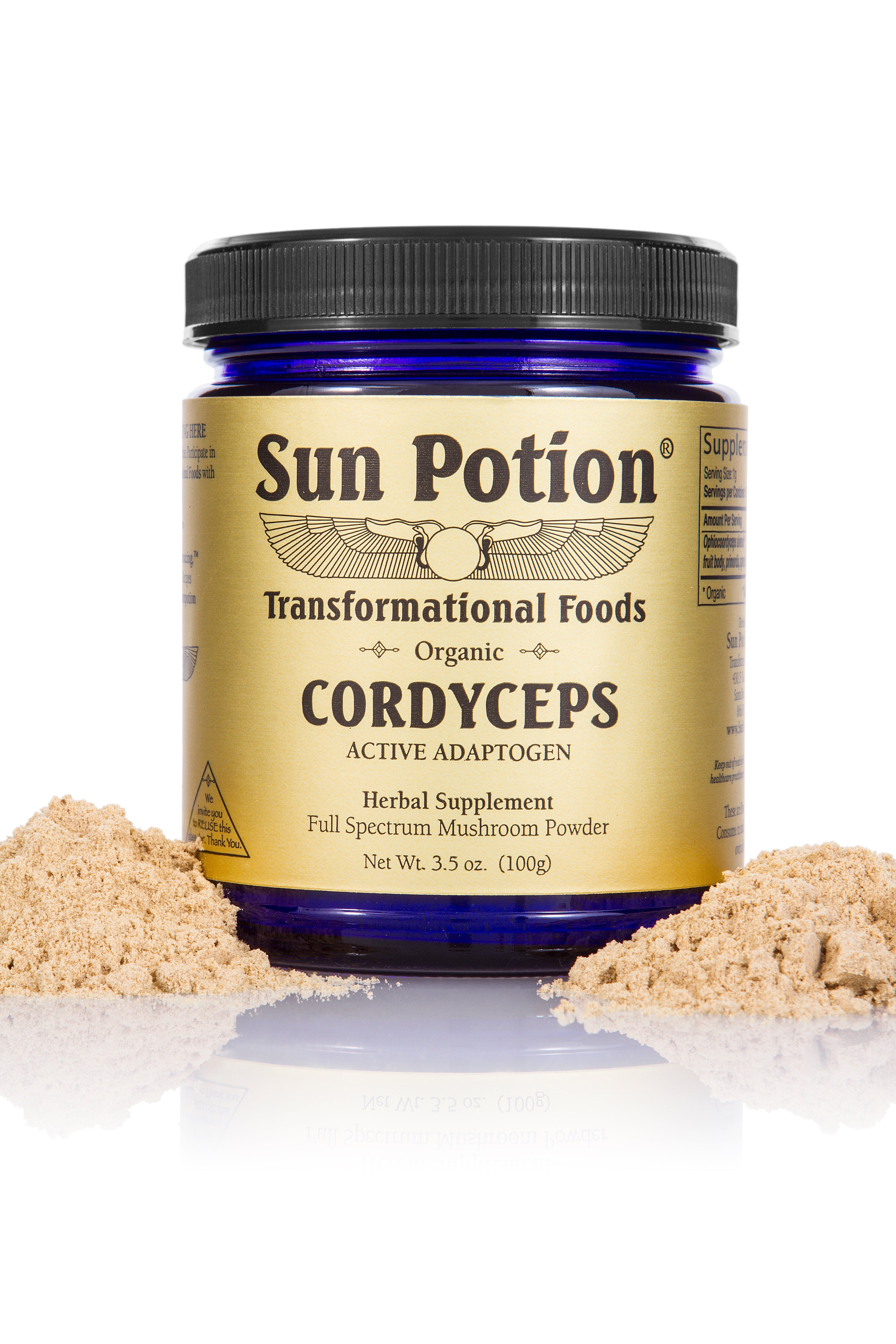 Cordyceps-Pilzpulver (biologisch)