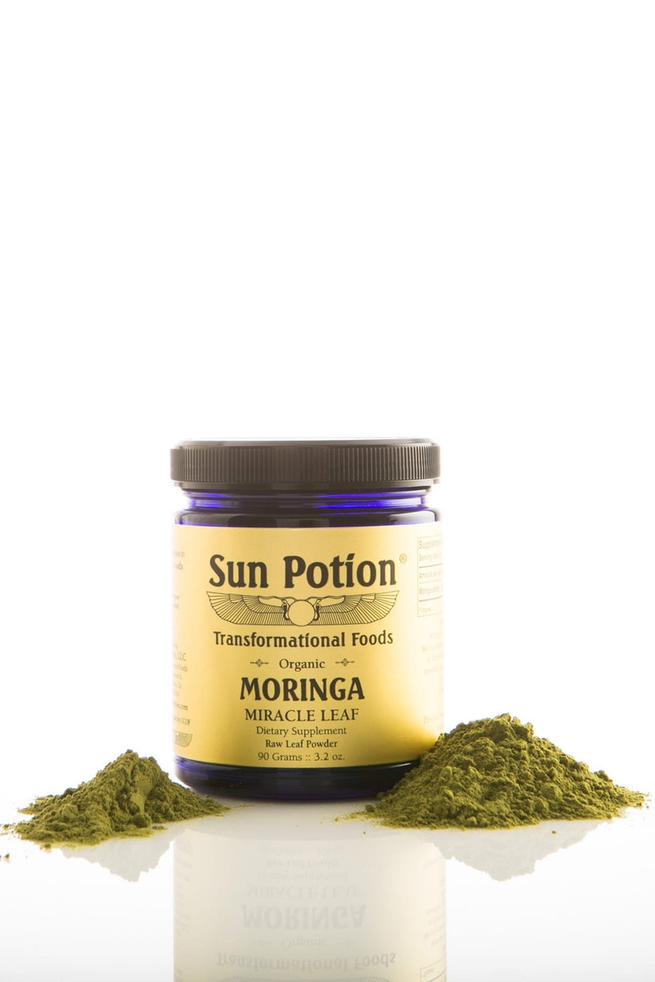 Polvo de hoja de moringa (orgánico)