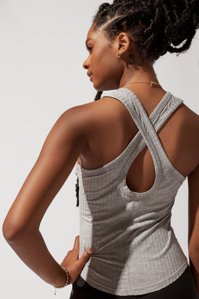 Kein typisches Tanktop – Heather Grey