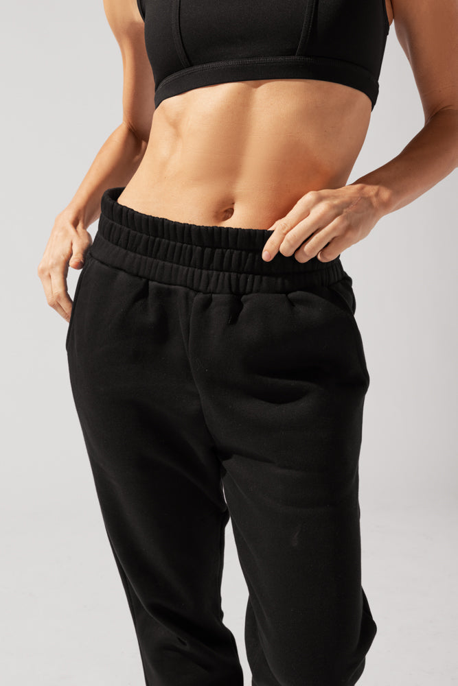 Pantalón deportivo Cloud Rollover - Negro 